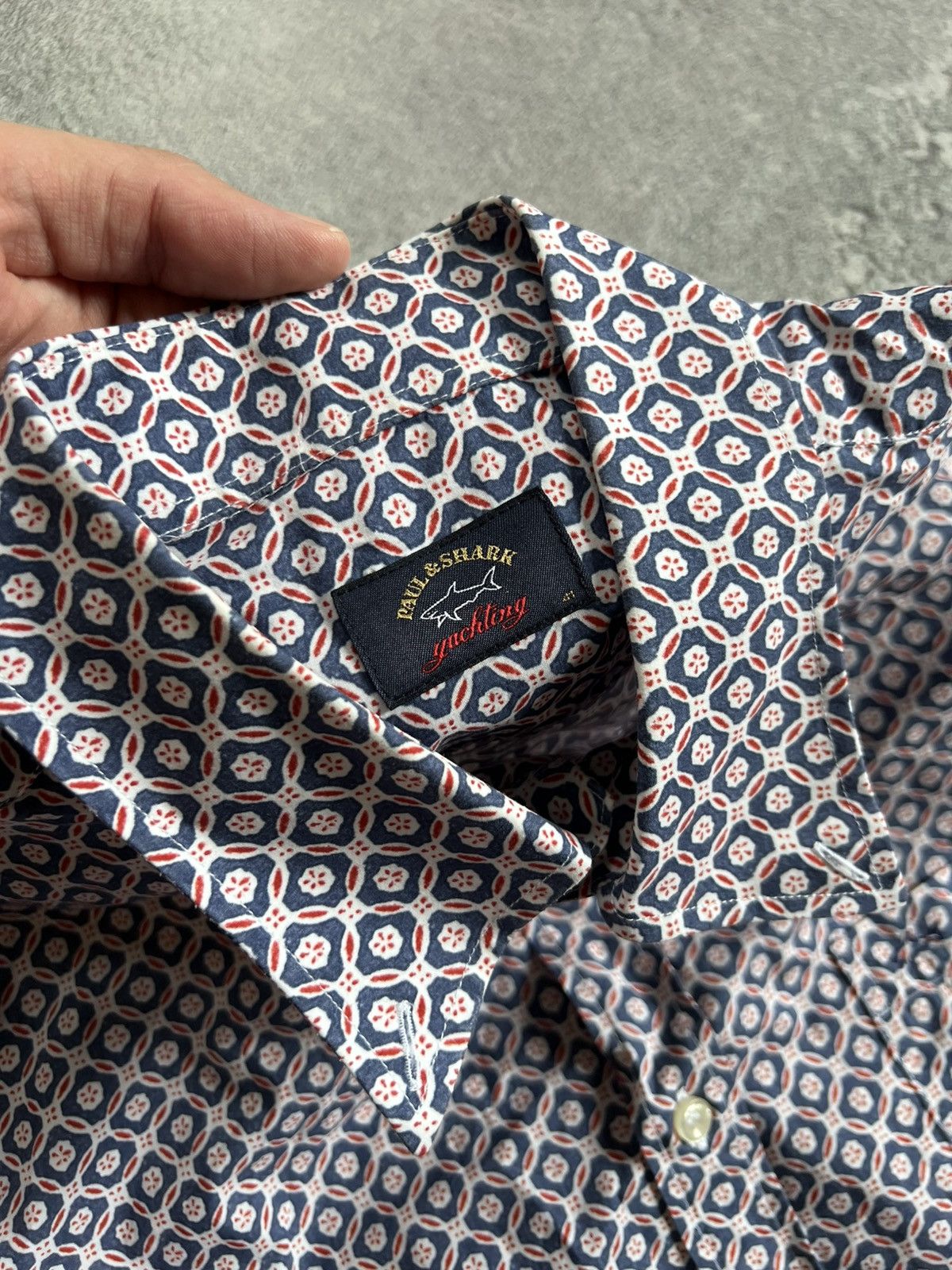 Paul & Shark Men’s Paul & Shark Yachting Long Sleeve Button Shirt Sz 41 Size US L / EU 52-54 / 3 - 5 Thumbnail