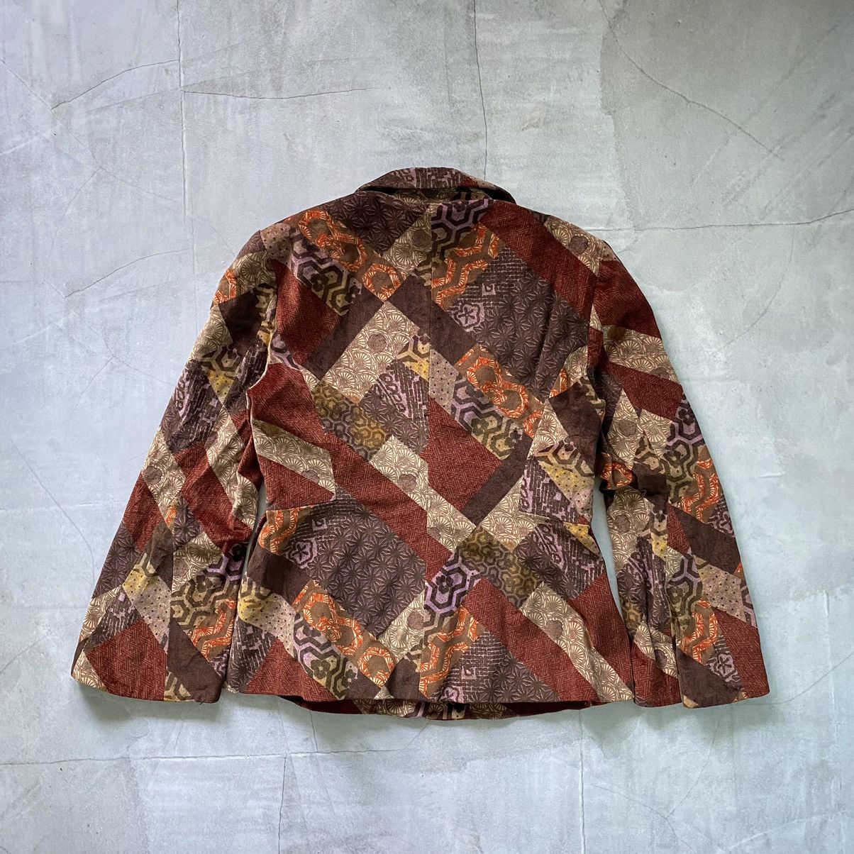 Japanese Brand × Kenzo × Vintage Kenzo Jungle Rare Patchwork Archive Blazer Jacket Size M / US 6-8 / IT 42-44 - 2 Thumbnail