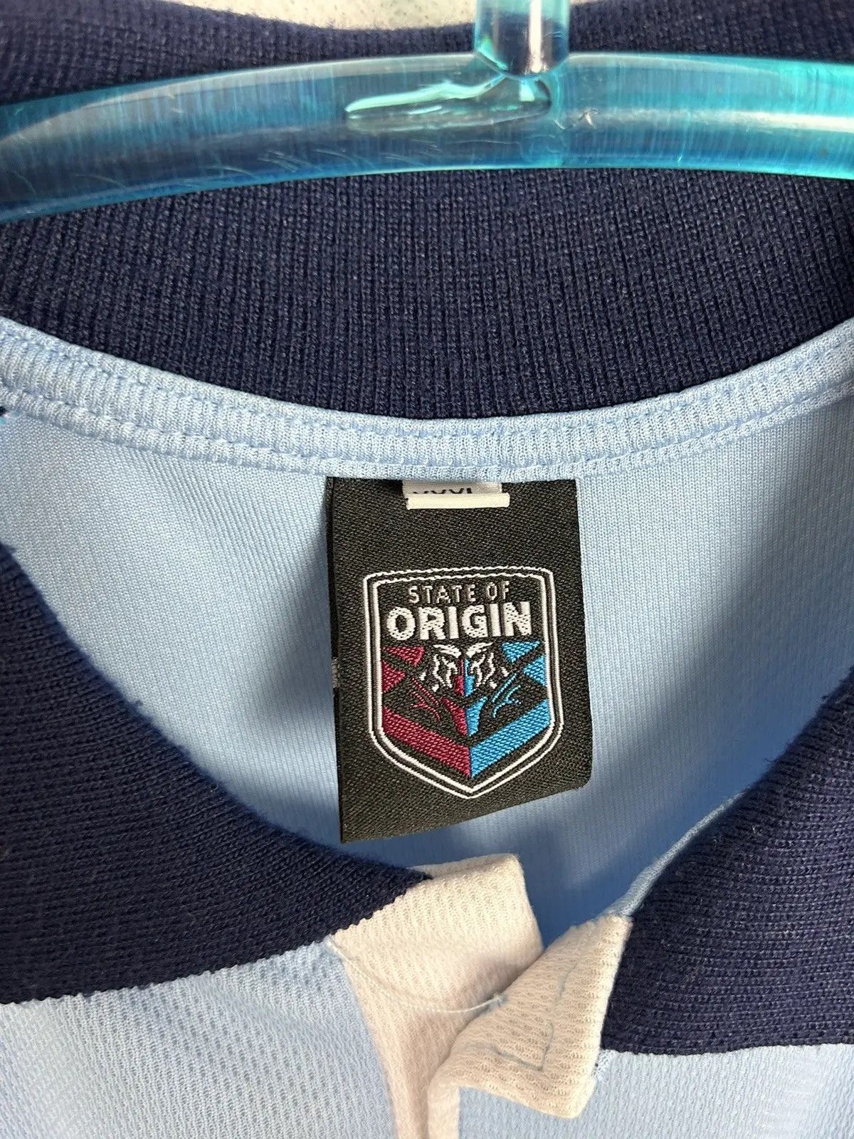 Vintage Vintage New South Wales Rugby State Of Origin Patches Polo Size US XL / EU 56 / 4 - 10 Thumbnail