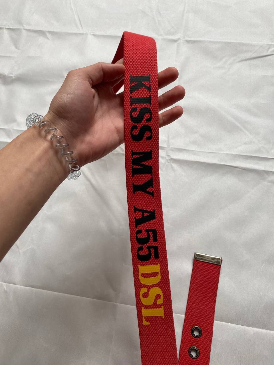 Diesel Vintage Diesel kiss my a55 rare Belt Size ONE SIZE - 3 Thumbnail