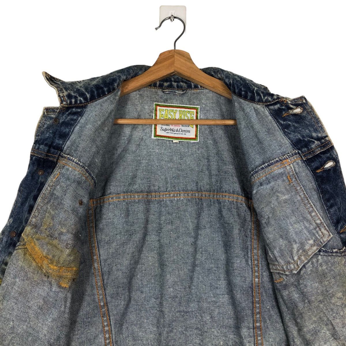 Japanese Brand 🔥90’s Vintage Cropped Denim Jacket Biker Easy Rise Japan Size US M / EU 48-50 / 2 - 12 Thumbnail