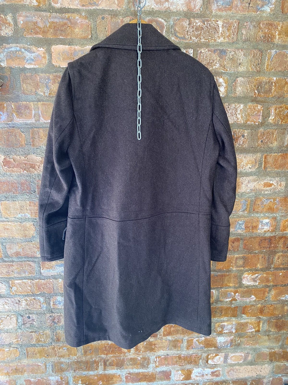 A.P.C. AW2003 Double collar wool heavy coat parka Size US M / EU 48-50 / 2 - 10 Thumbnail