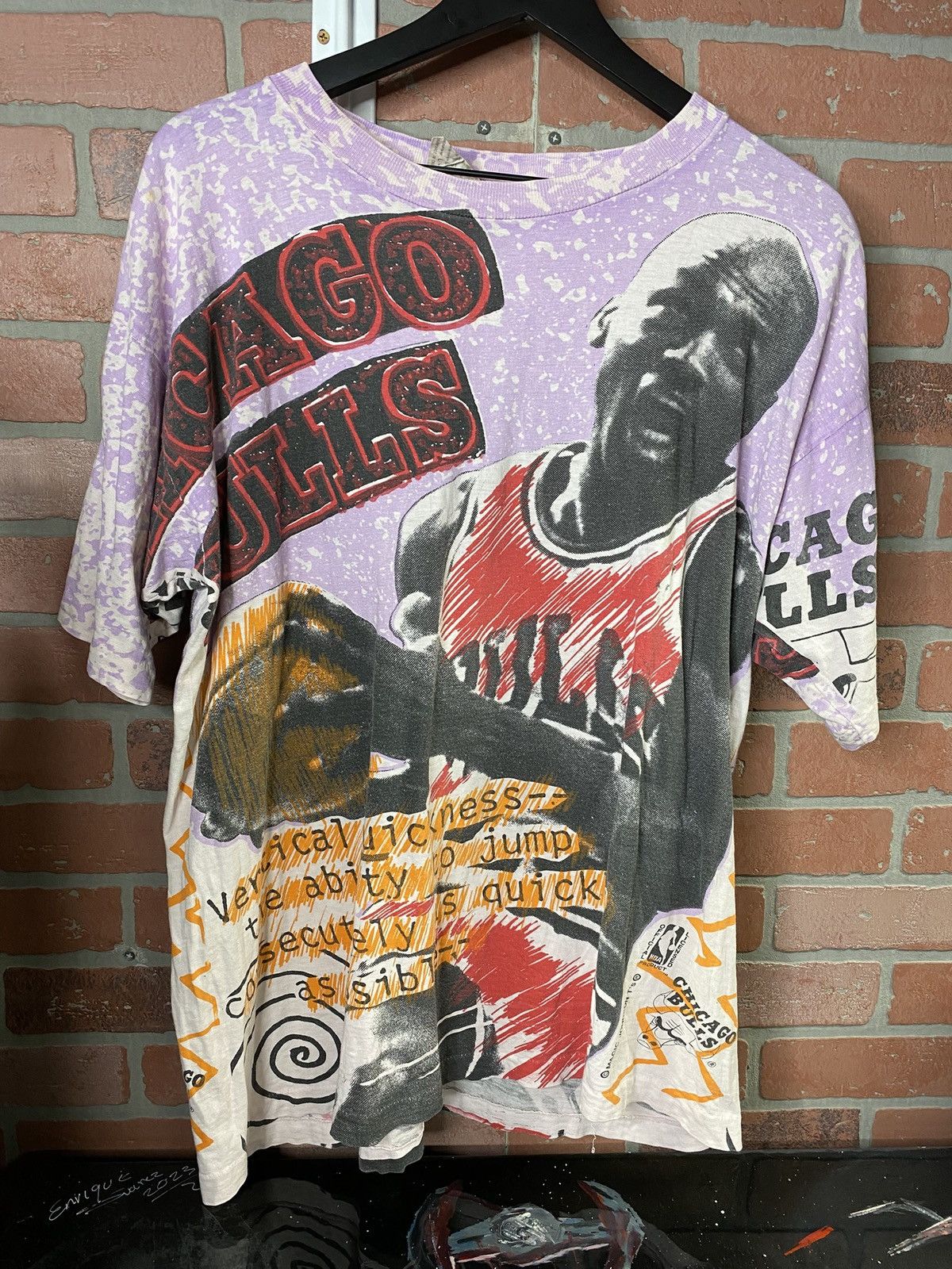 Vintage Vintage 90’s Magic Johnson T Vtg Michael Jordan Shirt XLarge Size US XL / EU 56 / 4 - 1 Thumbnail