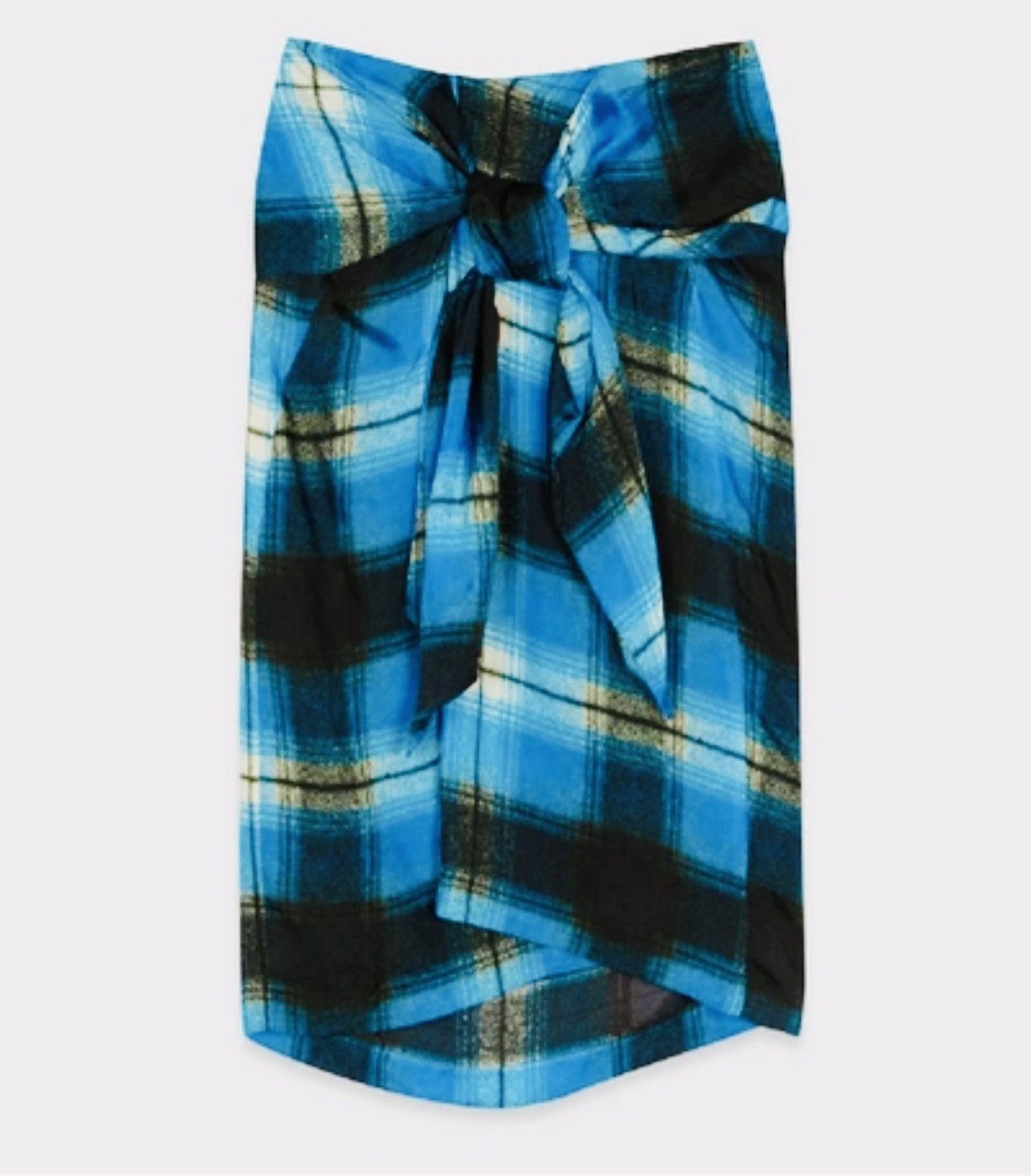 Dries Van Noten Dries van noten blue plaid skirt. Size 28" / US 6 / IT 42 - 6 Thumbnail