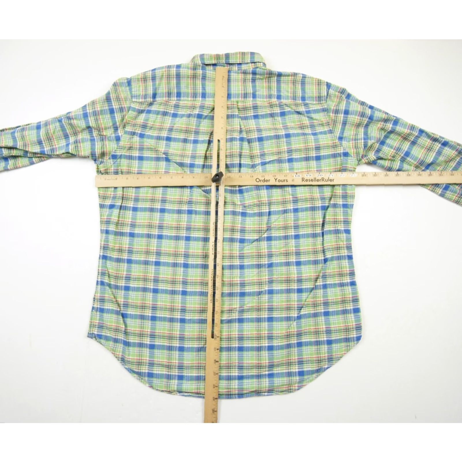 Ralph Lauren VINTAGE Ralph Lauren Button Down Shirt Mens Large Green Check Classic Fit Size US L / EU 52-54 / 3 - 7 Thumbnail