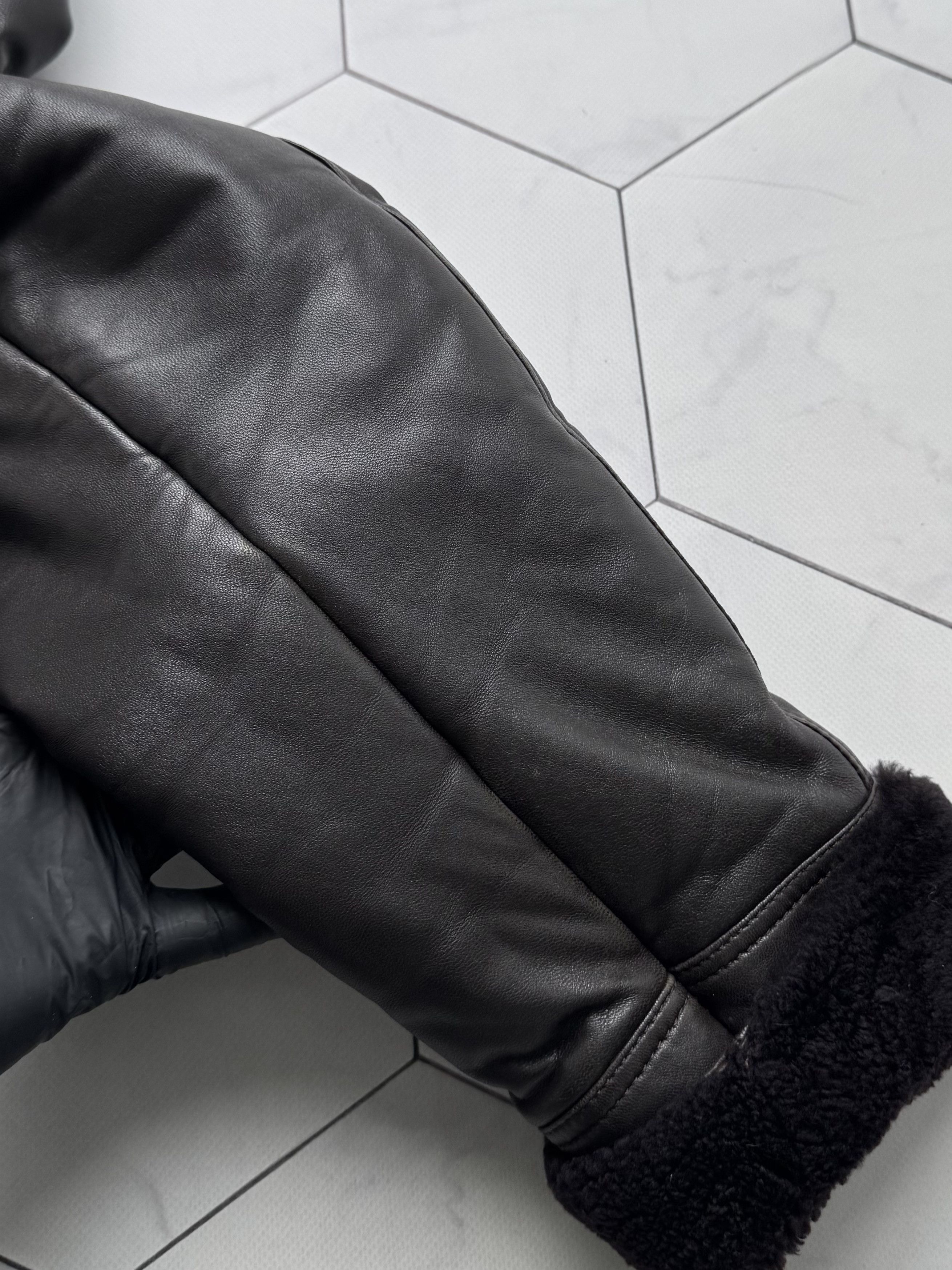 Vintage Vintage Real Sheepskin Coat (B250)D15E2 Size US XXL / EU 58 / 5 - 17 Thumbnail