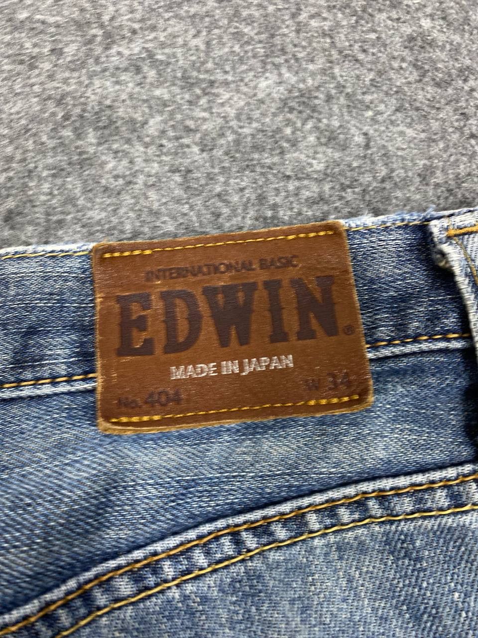 Edwin vintage edwin japan distressed reworked denim nice design Size US 38 / EU 54 - 9 Thumbnail