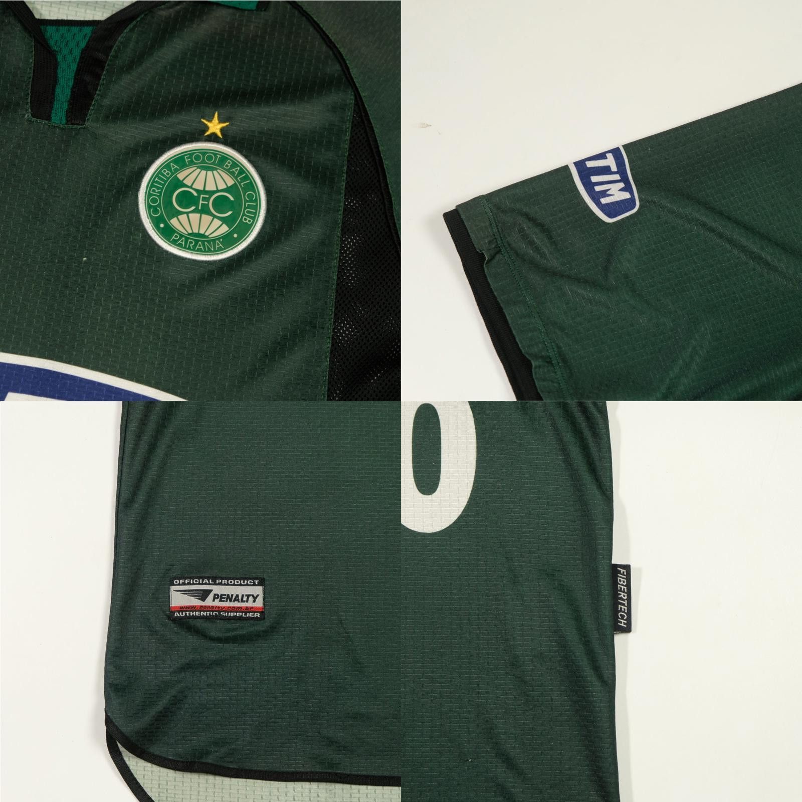 Umbro 2001 Coritiba Brazil Fourth Shirt (L) Size US L / EU 52-54 / 3 - 6 Thumbnail