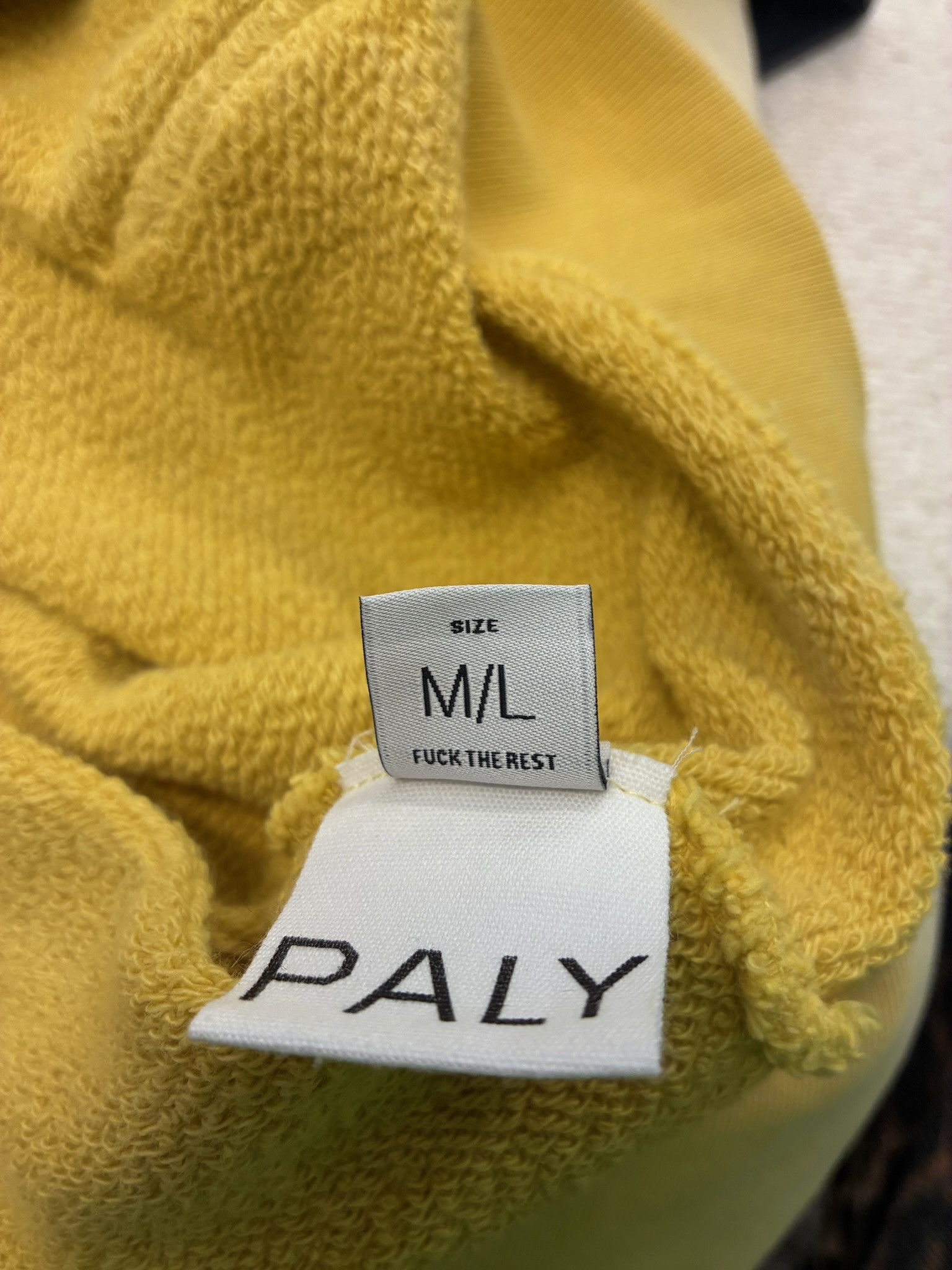 Paly Hollywood PALY: Yellow 'EPDS' Hoodie Size US M / EU 48-50 / 2 - 11 Thumbnail