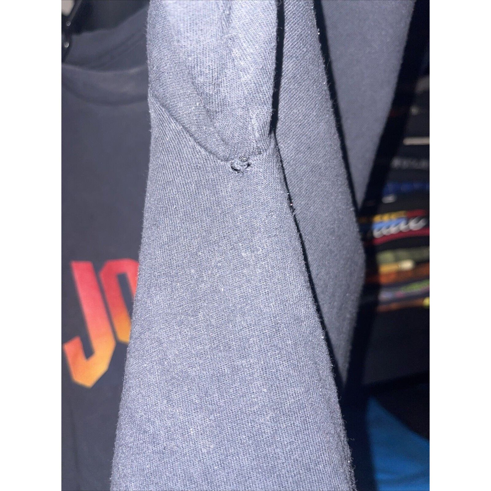 Nike Vintage RARE 90s Nike Jordan Shirt Jump Man Gray Tag Size US L / EU 52-54 / 3 - 2 Thumbnail
