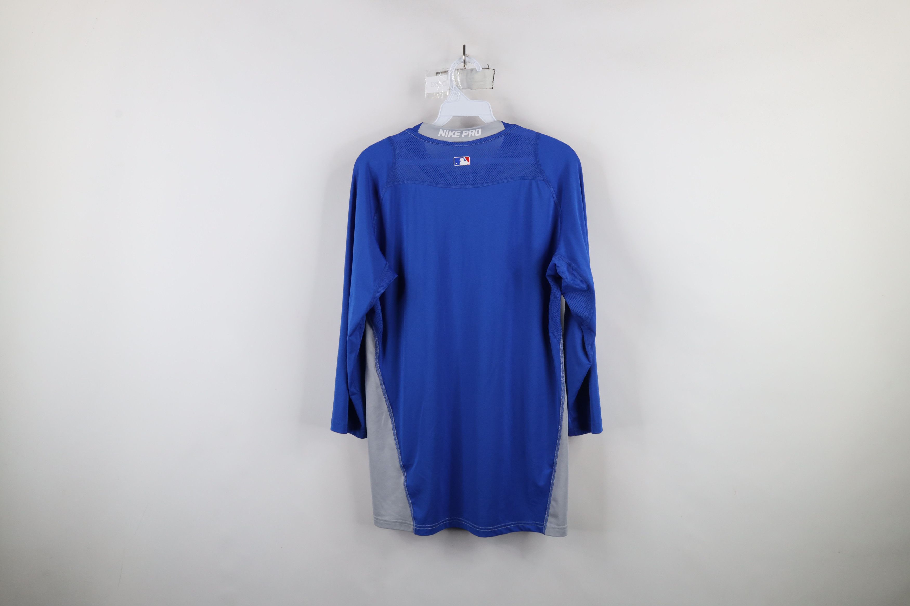 Nike × Vintage Nike Pro Scott Center Swoosh Baseball Raglan T-Shirt Gray Size US M / EU 48-50 / 2 - 11 Thumbnail