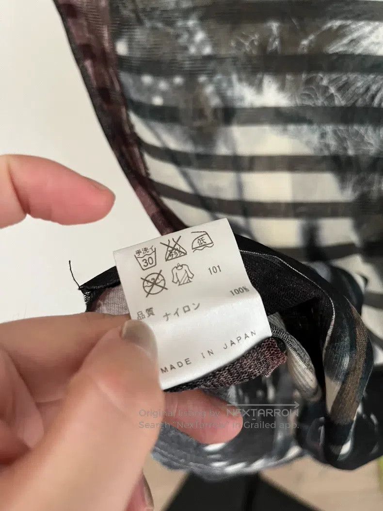 Jean Paul Gaultier Jean Paul Gaultier Net Mesh Portrait Top Size US XXS / EU 40 - 8 Thumbnail