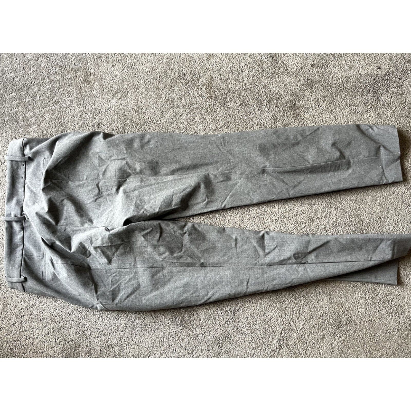 J.Crew J. Crew Womens Size 8 Ruby Dress Pants Full-Length Gray Size 30" / US 8 / IT 44 - 3 Thumbnail