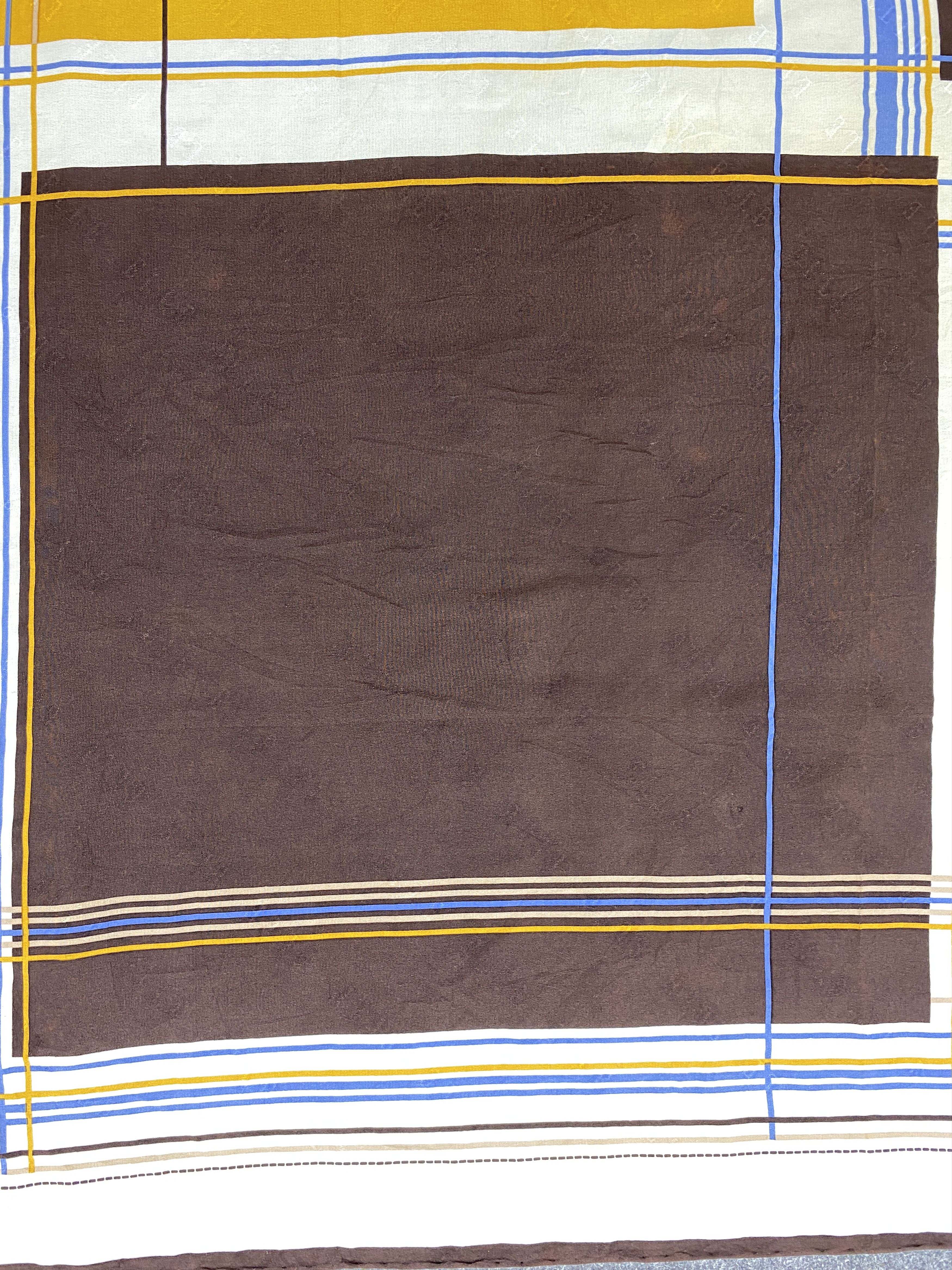 Vintage Vintage Elle Silk Shawl / Silk Scarf SN0246 Size ONE SIZE - 3 Thumbnail