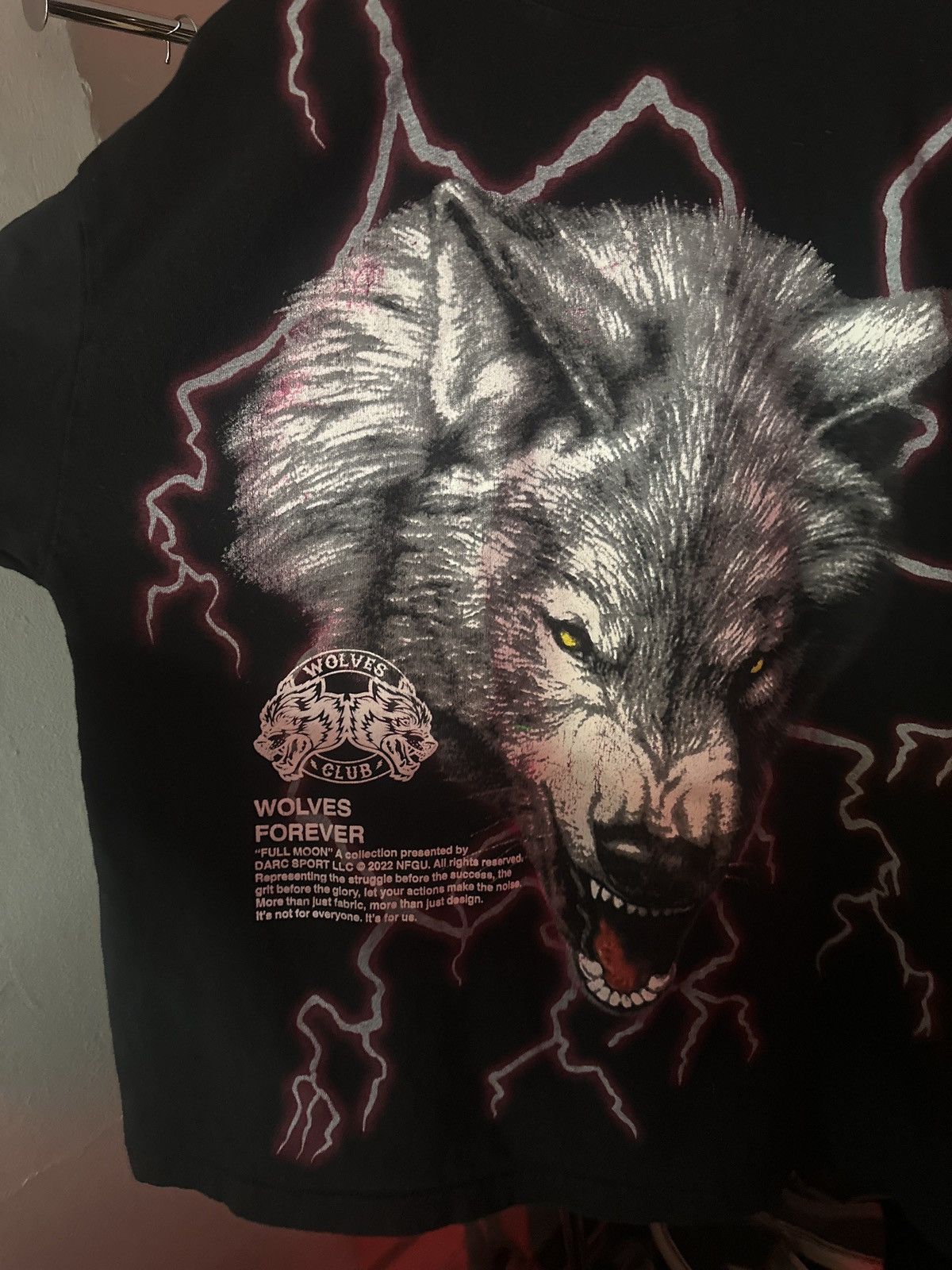 Darc Sport Darc Sport oversized wolf tee | Grailed