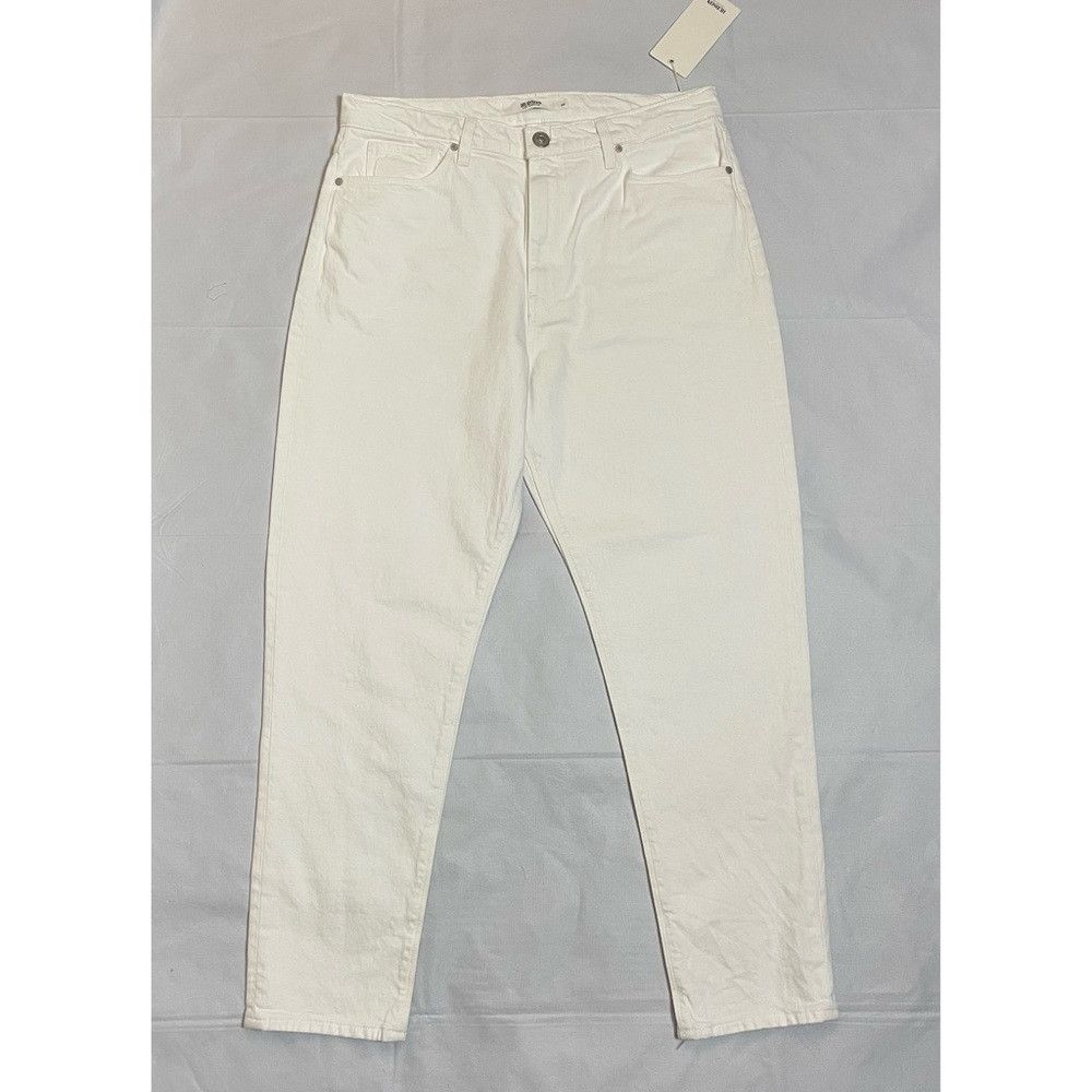 Hudson NWT New $195 Hudson White Bettie Taper High Rise Jeans Size Size 30" / US 8 / IT 44 - 3 Thumbnail