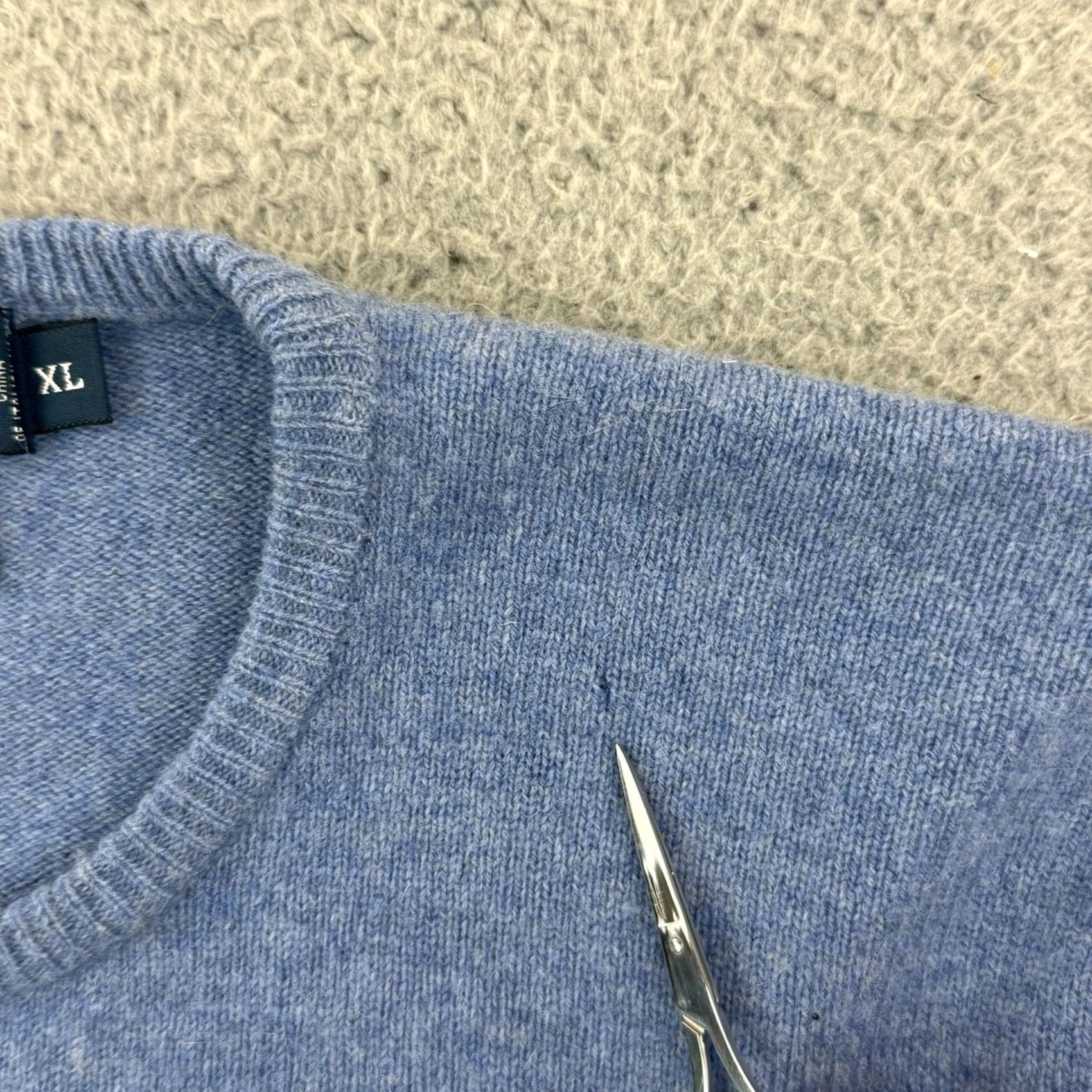 Polo Ralph Lauren Polo Ralph Lauren Sweater Mens XL Blue Lambswool Crewneck Long Sleeve Preppy Size US XL / EU 56 / 4 - 7 Thumbnail