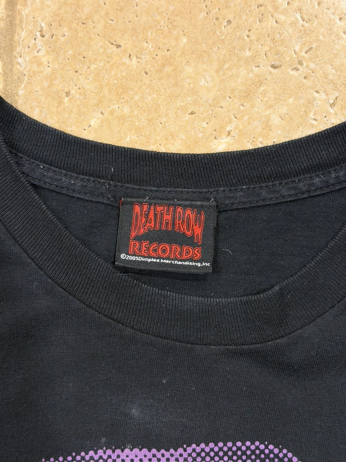 Vintage Vintage Snoop Dogg Death Row 2005 Big Purple Face Rap Tee Size US XXL / EU 58 / 5 - 7 Thumbnail