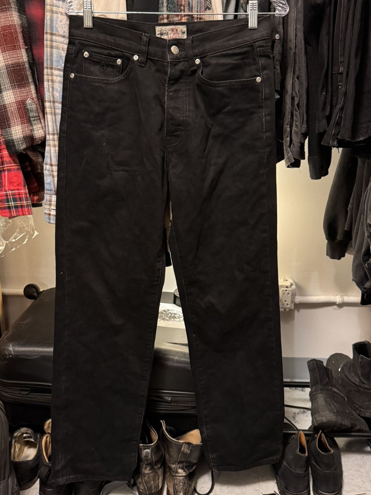 Stussy Black Stussy “New Classic” Denim Worn Size US 28 / EU 44 - 1 Thumbnail