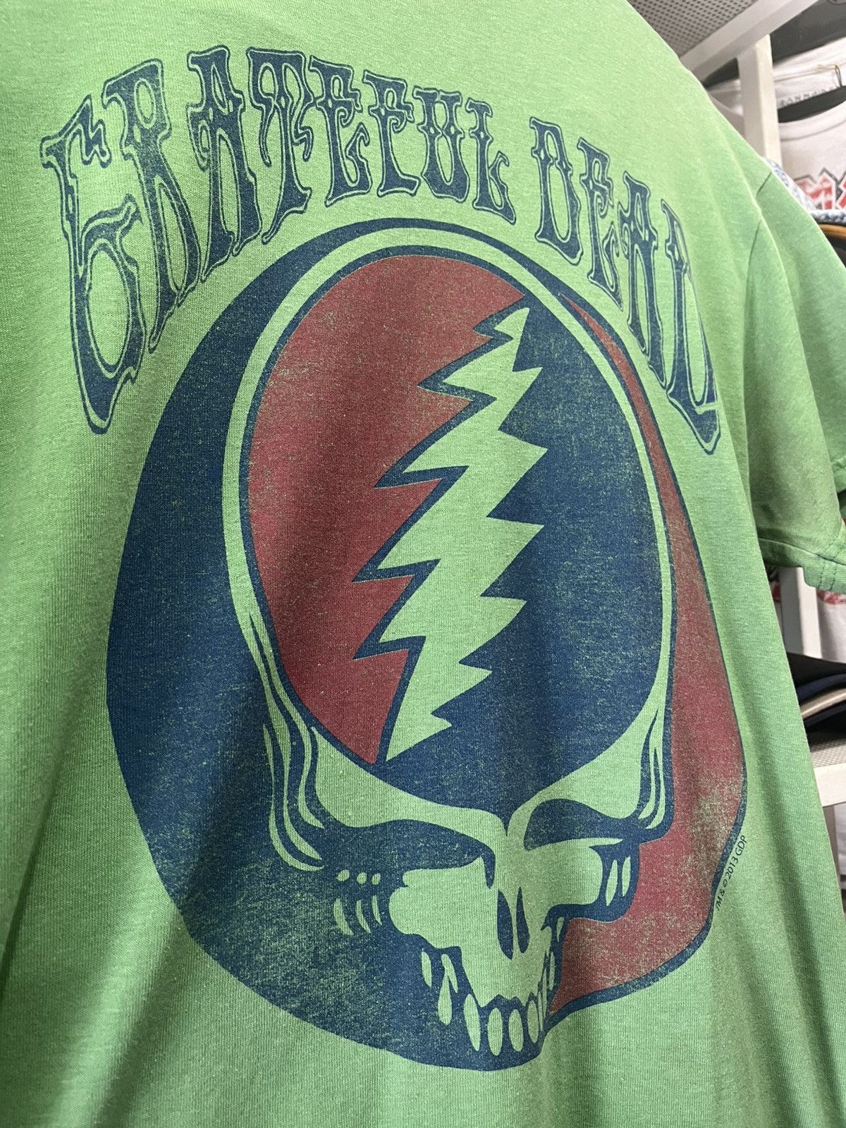 Band Tees Grateful Dead T Shirt Green Fillmore Auditorium Liquid Blue Size US M / EU 48-50 / 2 - 2 Thumbnail