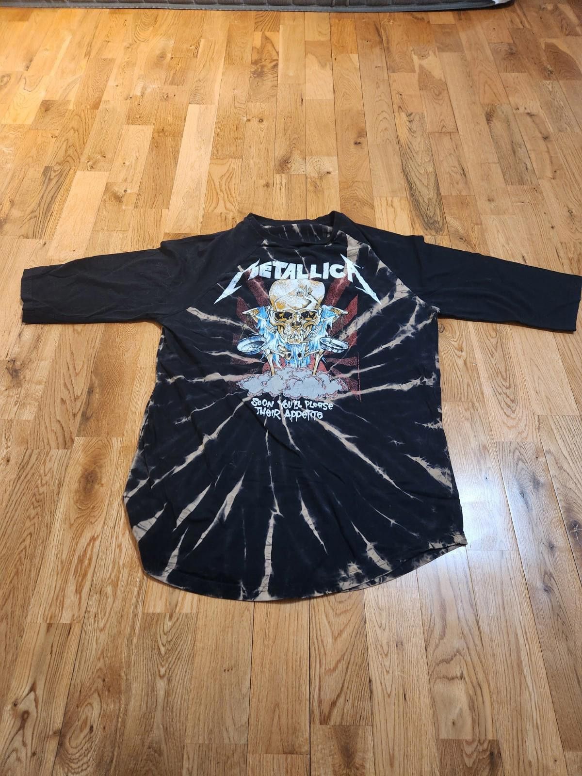 Metallica Metallica 3/4 Sleeve Tie Dye Bleached Shirt Men's M Modern Size US M / EU 48-50 / 2 - 1 Thumbnail