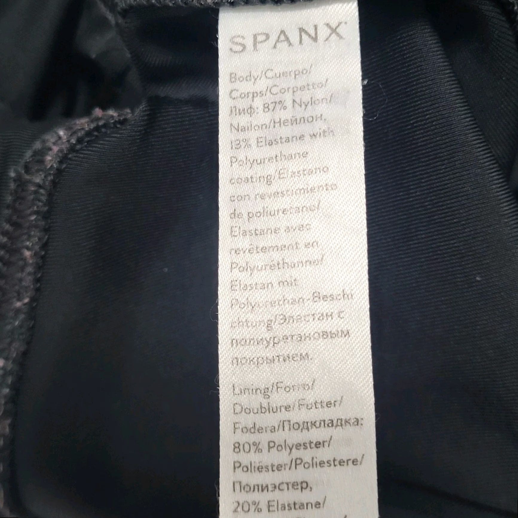 Spanx Spanx Leggings Black Faux Leather Shiny Mid Rise Ankle Pants L Womens Size 36" / US 14 / IT 50 - 4 Thumbnail