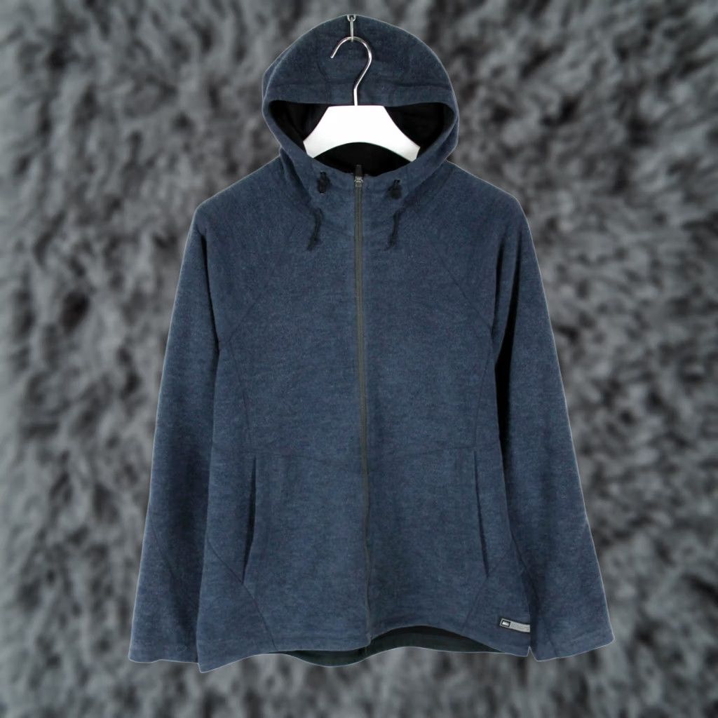 Vintage REI Hoodie Men's XL Blue Full Zip Fleece Pockets Sweatshirt Size US XL / EU 56 / 4 - 1 Thumbnail