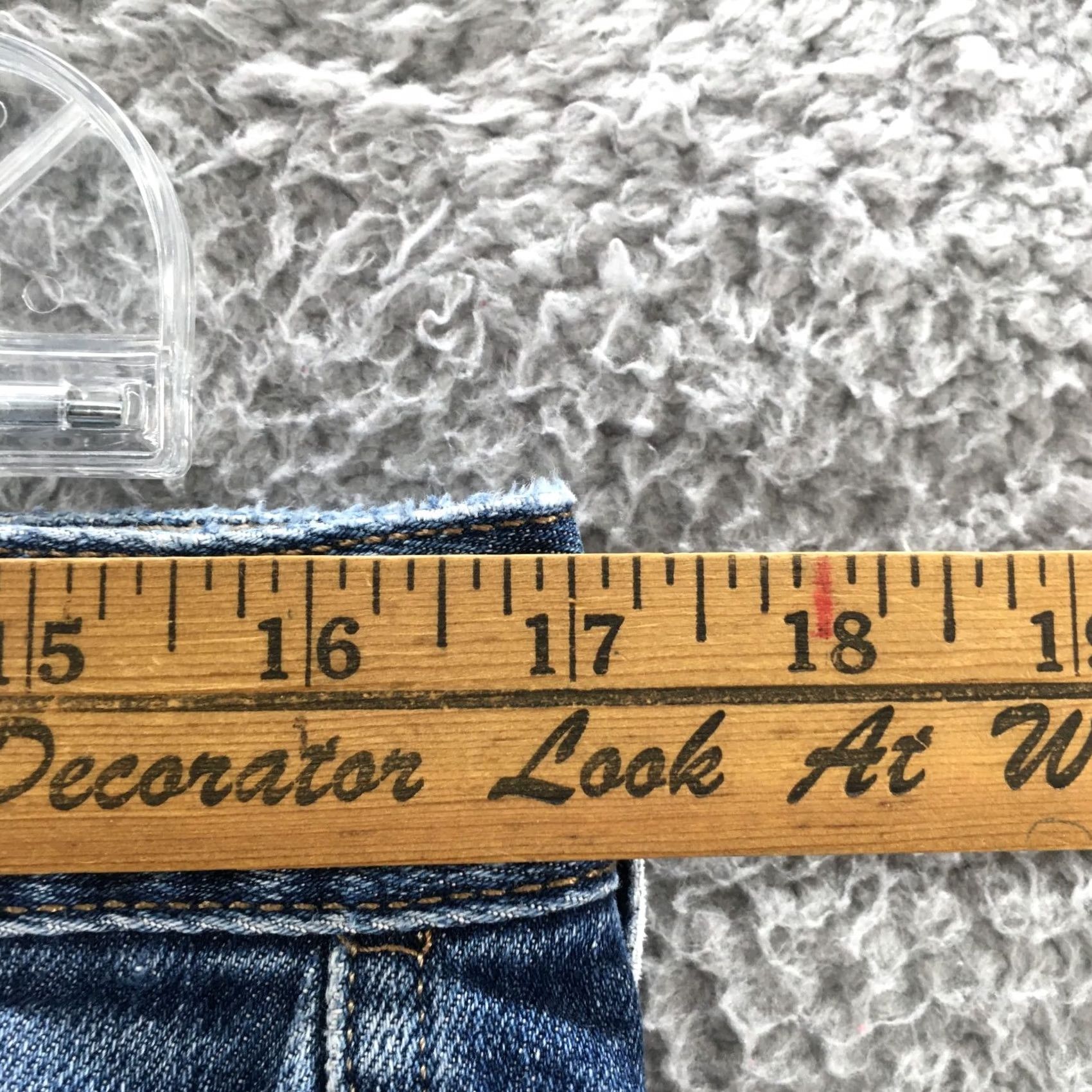 Calvin Klein Calvin Klein Jeans Boots Bootcut Womens Blue Denim Mid Rise Regular 34x25 5-Pocket Classic Denim Cotton Blend Vintage No Size 24" / US 00 / IT 34 - 7 Thumbnail