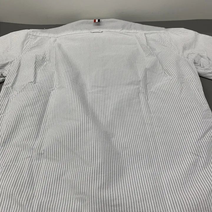 Thom Browne Thom Browne Casual Striped Short Sleeve Shirt -2507 Size US M / EU 48-50 / 2 - 3 Thumbnail