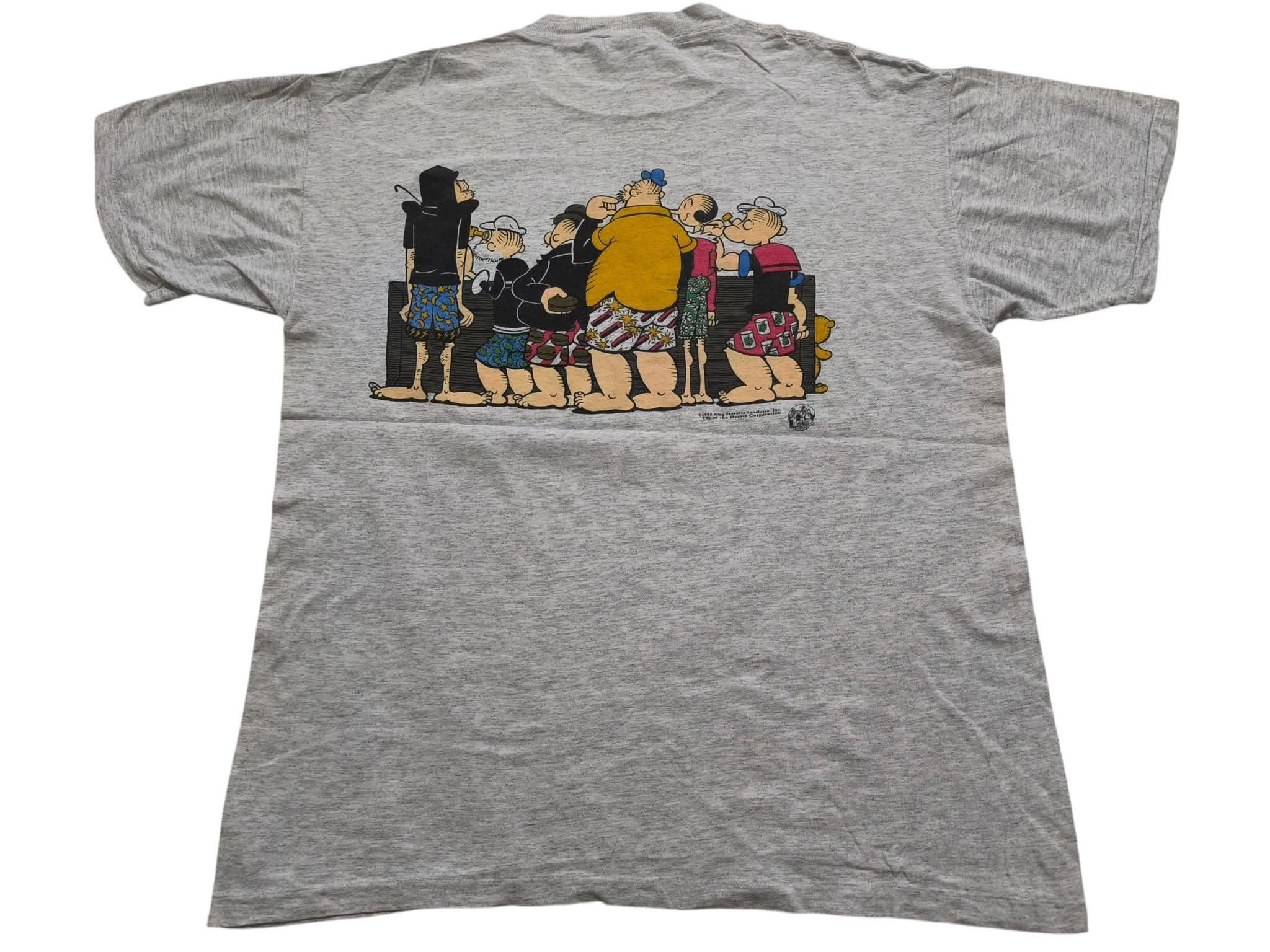 Lightning Bolt Vintage Lightning Bolt X Popeye 1993 surf skate tee Size US L / EU 52-54 / 3 - 2 Thumbnail