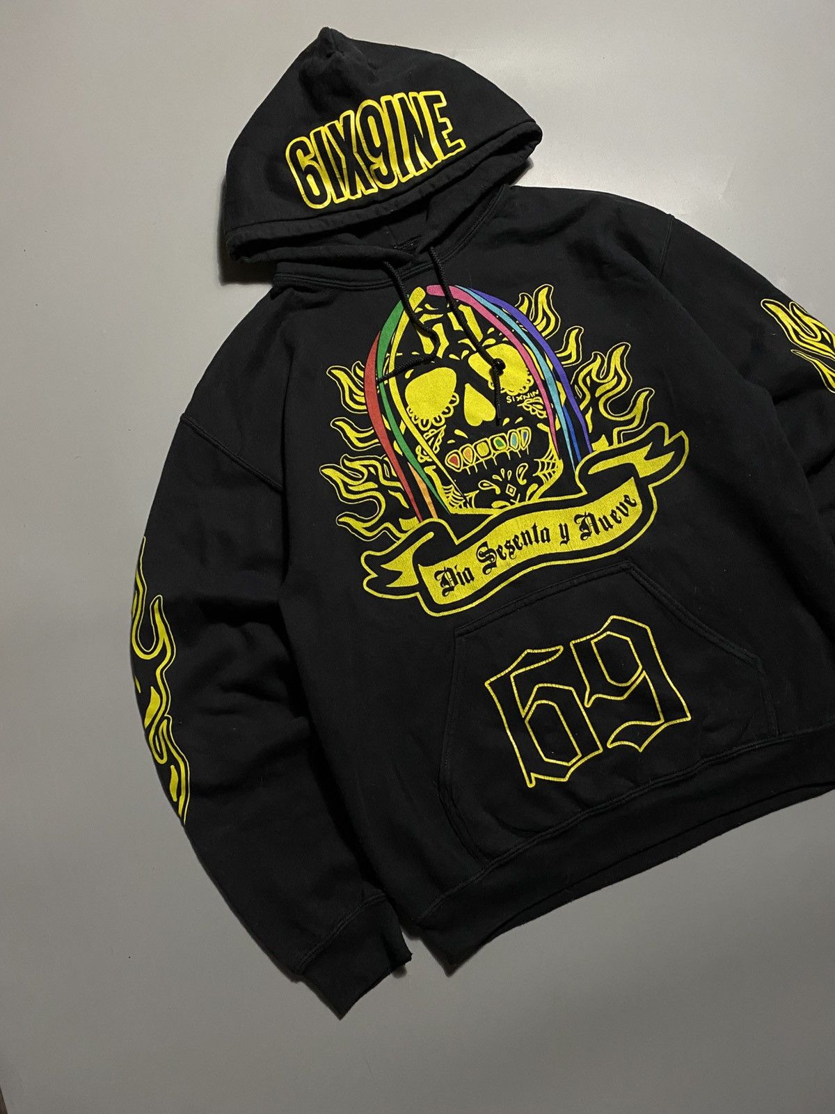 Vintage Tekashi 6ix9ine Scum Gang rare hoodie music Size US M / EU 48-50 / 2 - 2 Thumbnail