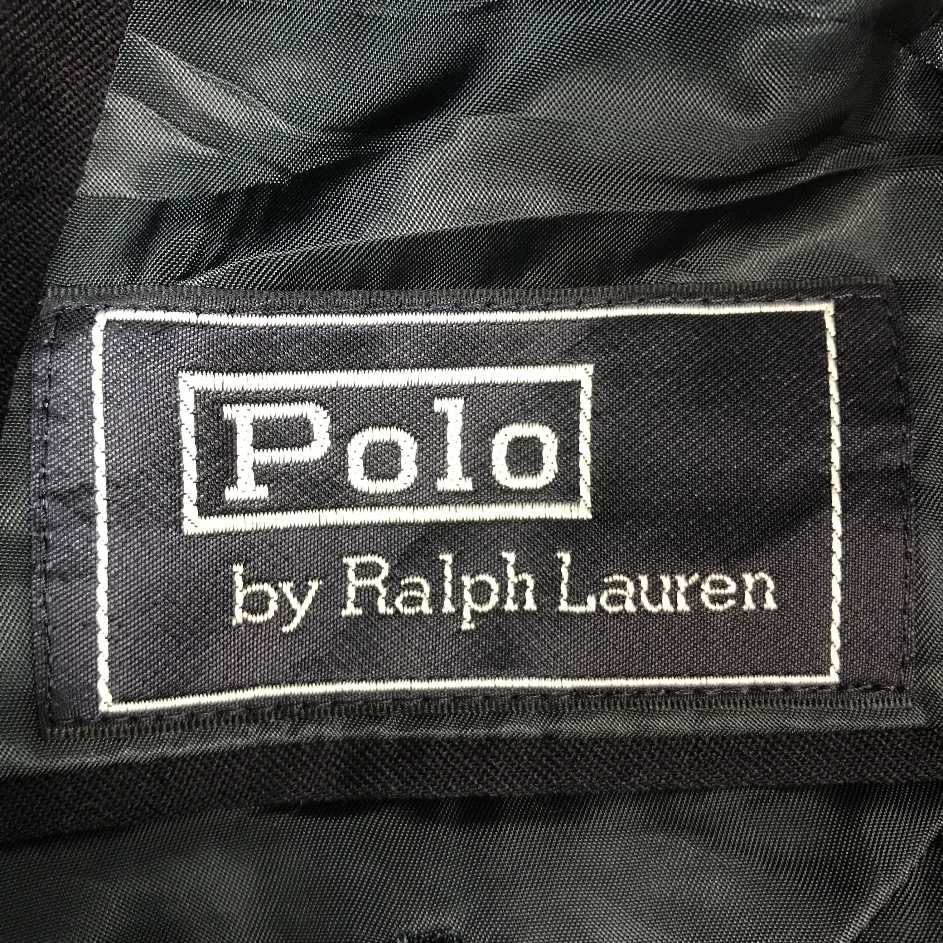 Polo Ralph Lauren × Vintage Vintage Polo Ralph Lauen Blazer Navy Coat jacket Size US L / EU 52-54 / 3 - 11 Thumbnail