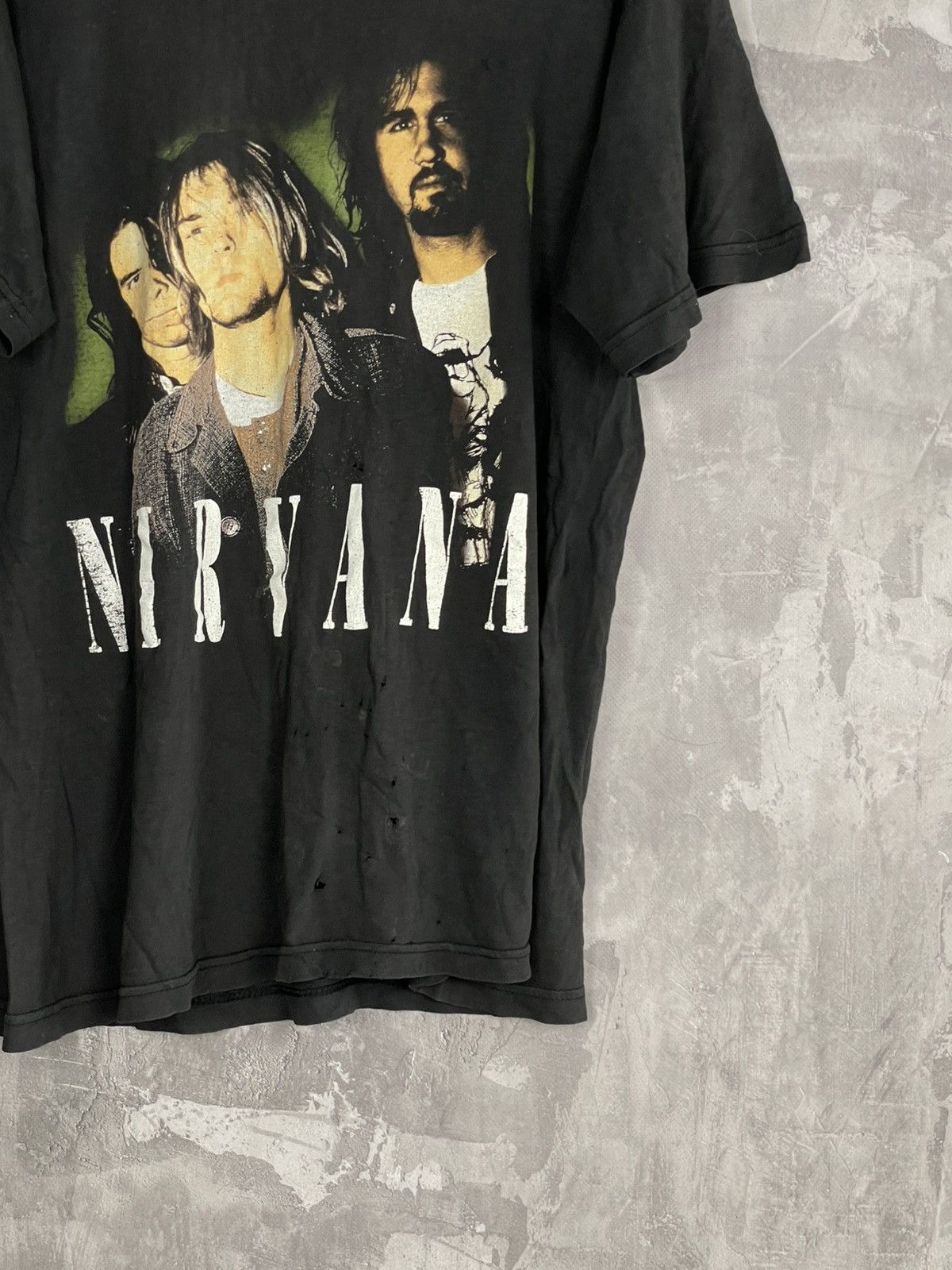 Nirvana × Vintage Nirvana vintage 90s Distressed Metal Punk t-shirt Size US S / EU 44-46 / 1 - 6 Thumbnail