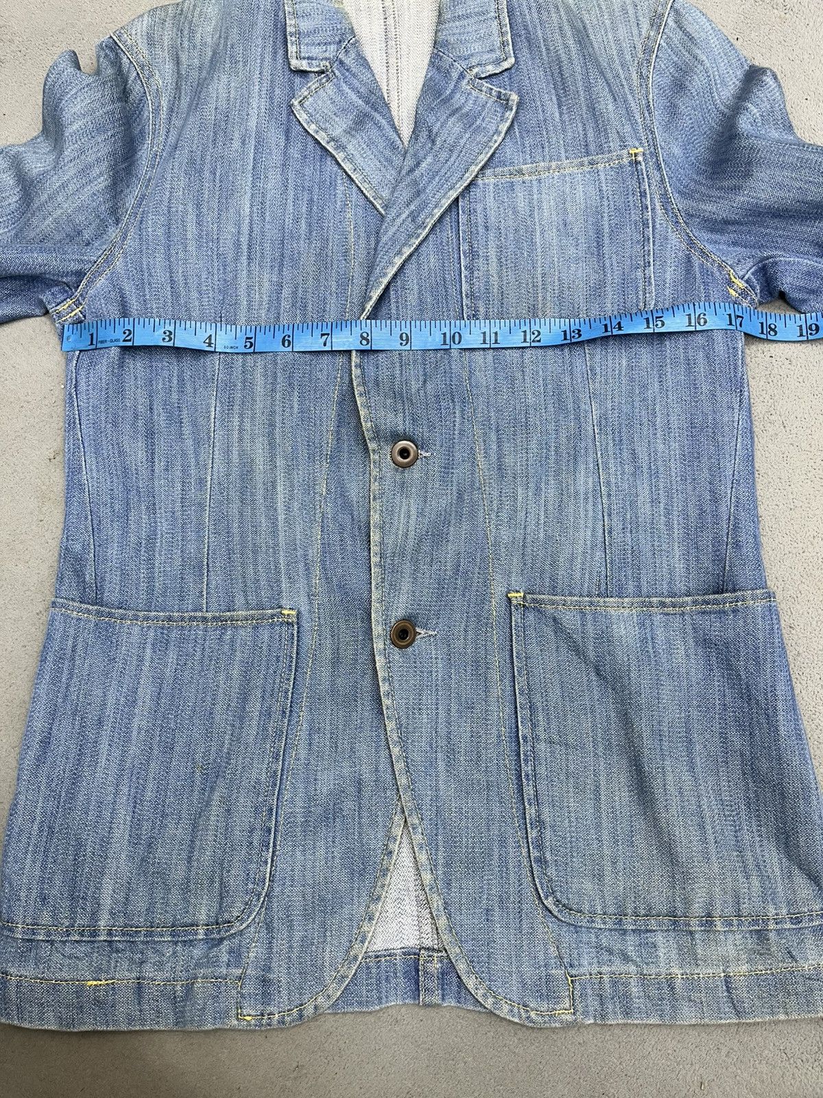 Miu Miu OFFERS🔥MIU MIU BROKEN TWILL DENIM BLAZER JACKET Size US S / EU 44-46 / 1 - 12 Thumbnail