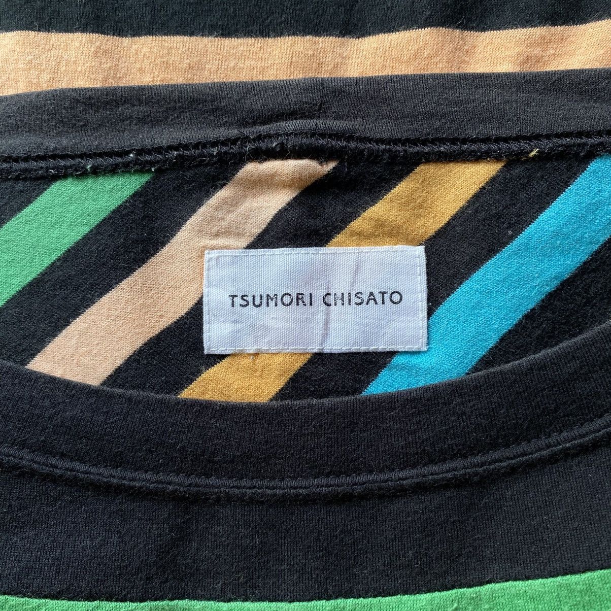 Tsumori Chisato Tsumori Chisato Rainbow Stripe Patchwork Tee Size M / US 6-8 / IT 42-44 - 5 Thumbnail