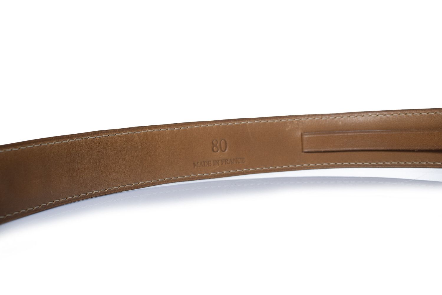 J.M. Weston J M Weston, crocodile leather belt in brown Size ONE SIZE - 6 Thumbnail