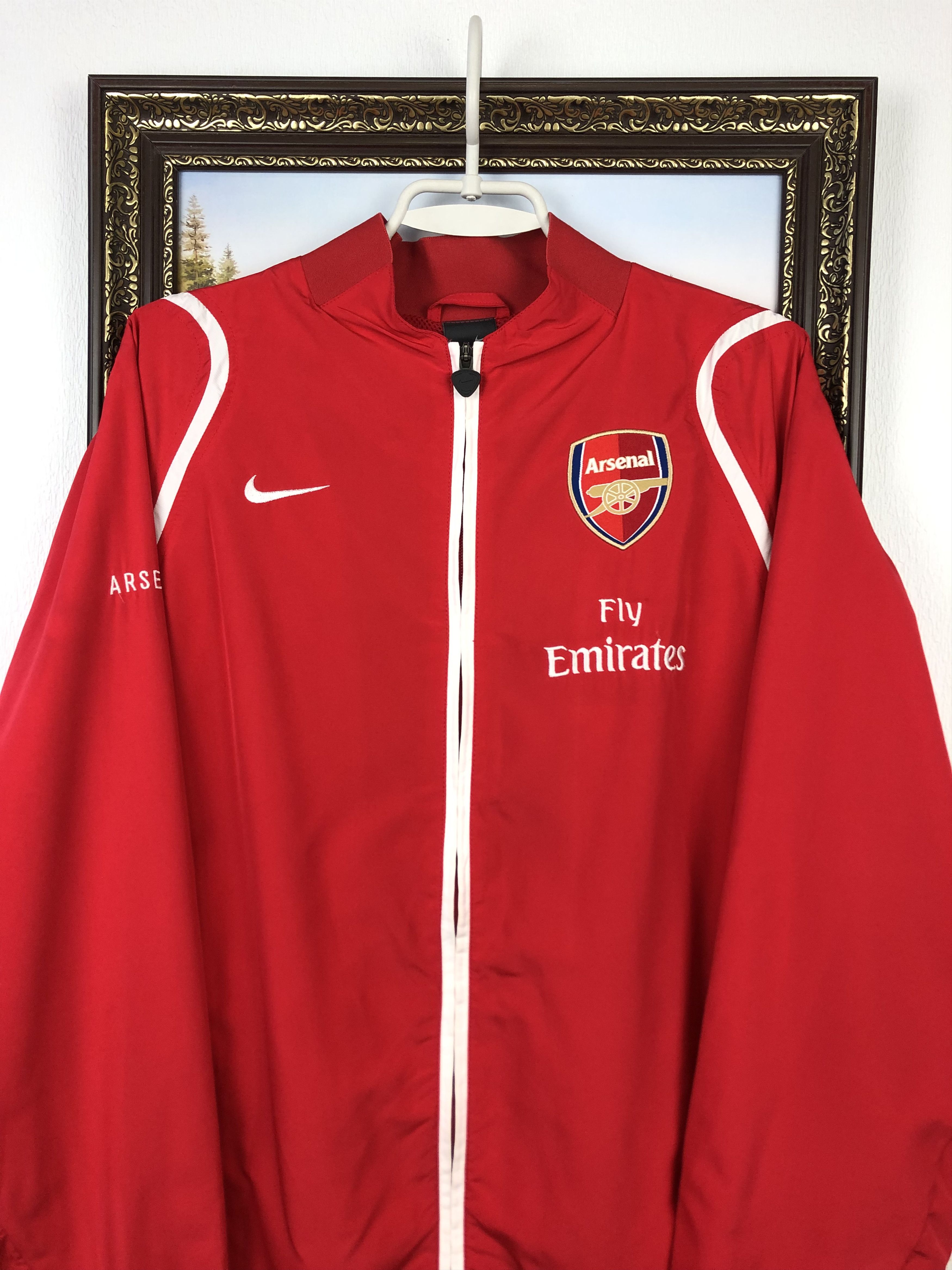 Nike Vintage Nike Arsenal Football Jacket Soccer Track Top Mens Size US L / EU 52-54 / 3 - 2 Thumbnail