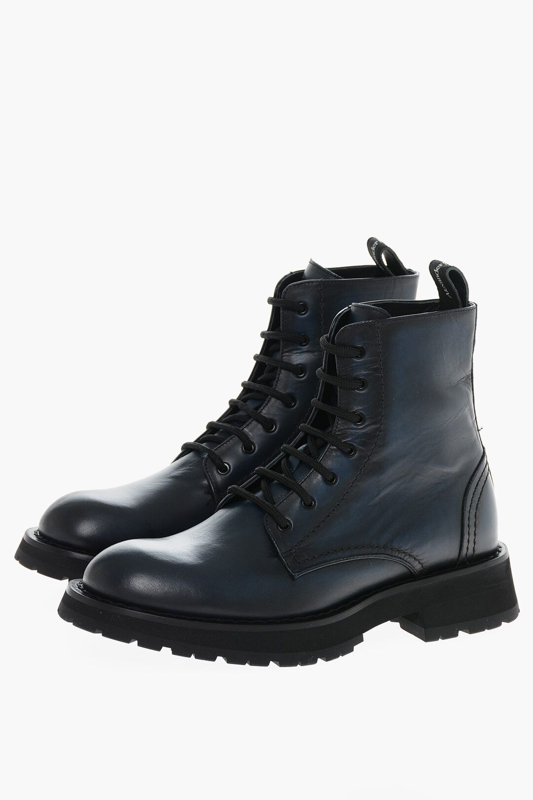 Alexander McQueen o1y1024 Ankle Boots in Midnight Blue Size US 7 / EU 40 - 4 Thumbnail