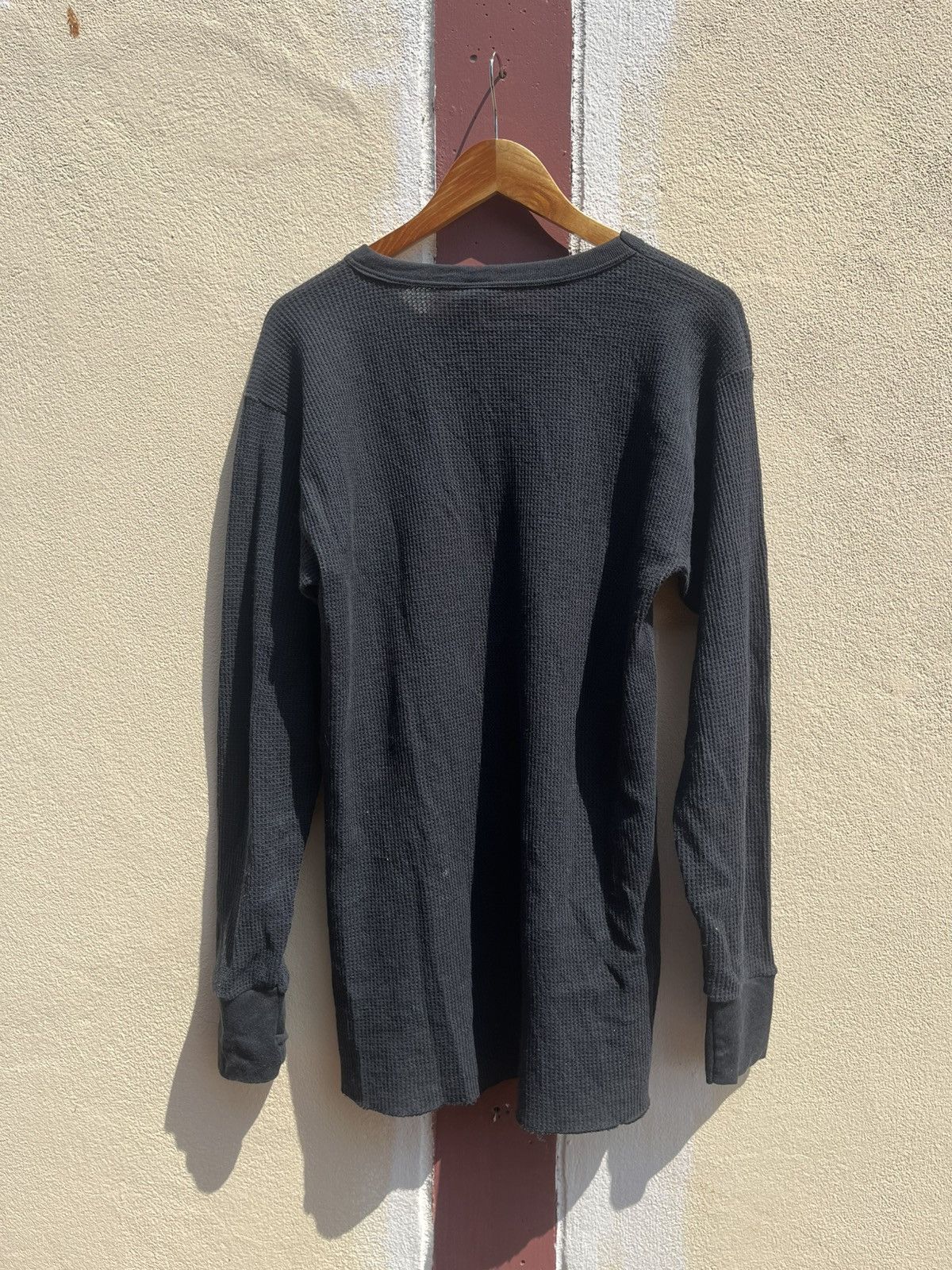 Vintage Vintage Black Waffle Thermal Size US XL / EU 56 / 4 - 3 Thumbnail