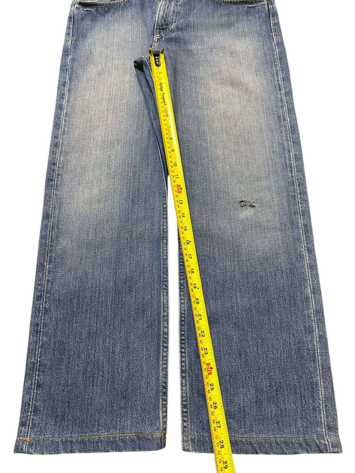 Polo Ralph Lauren Vintage Polo Ralph Lauren Blue Faded Wash Style Baggy Jeans Size US 34 / EU 50 - 15 Thumbnail