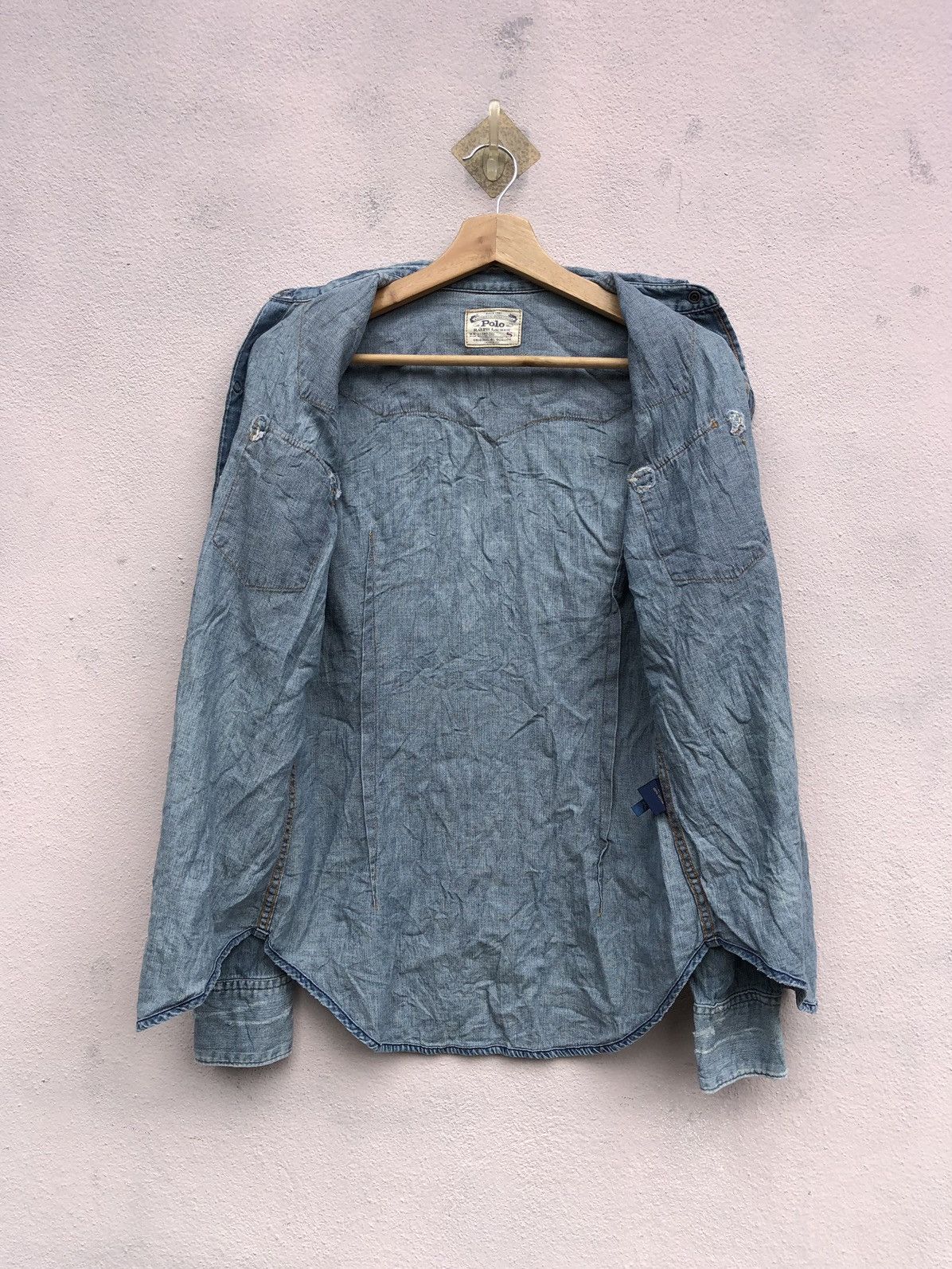 Polo Ralph Lauren Polo Ralph Lauren Western Jeans Shirt Size US S / EU 44-46 / 1 - 11 Thumbnail