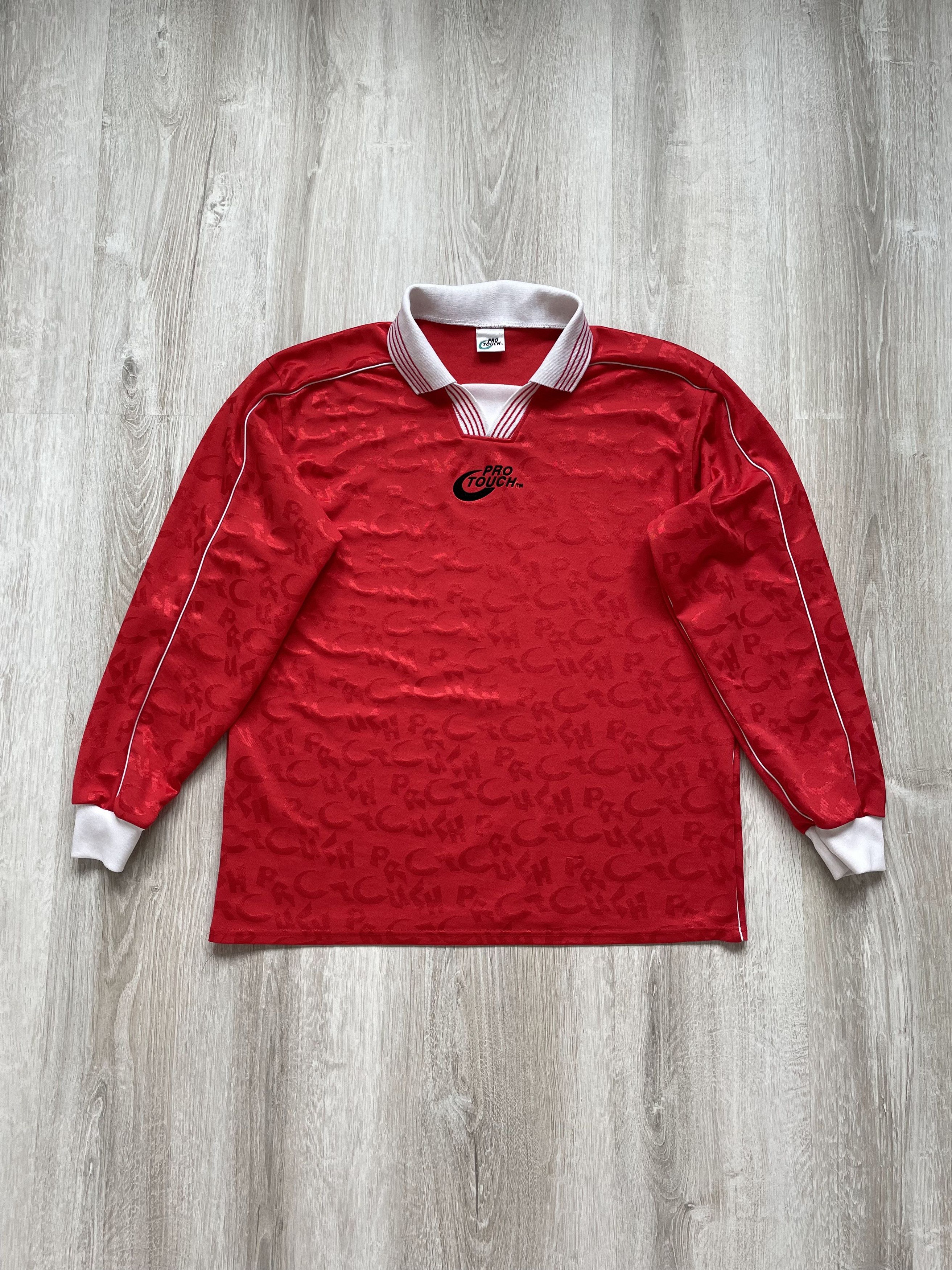 Vintage Vintage 90s soccer jersey Pro Touch retro football Tee Size US M / EU 48-50 / 2 - 1 Thumbnail