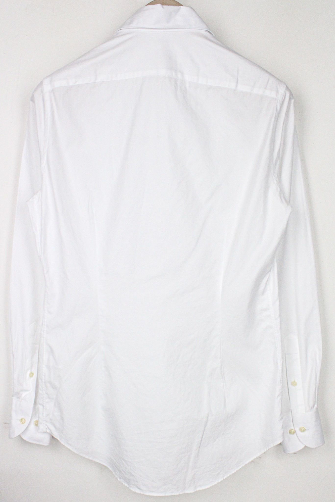 Suitsupply 37/14 1/2 Extra Slim White Egyptian Cotton Twill 72285 Size 36R - 2 Thumbnail