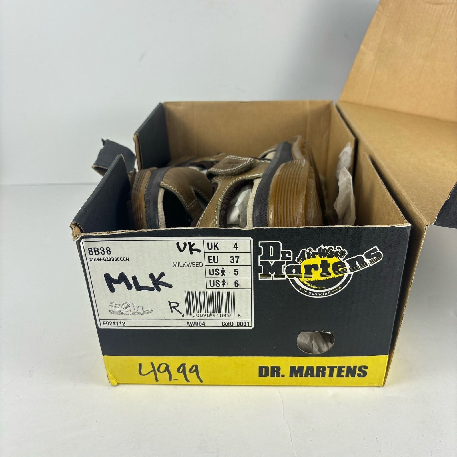 Dr. Martens Vintage Y2K Dr Martens leather sandals casual womens 6 Size US 6 / IT 36 - 8 Thumbnail