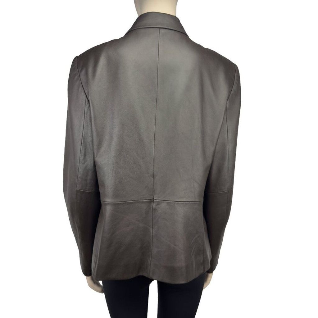Other BOD & CHRISTENSEN Chocolate Brown Fitted Jacket Size 12 Size L / US 10 / IT 46 - 4 Thumbnail