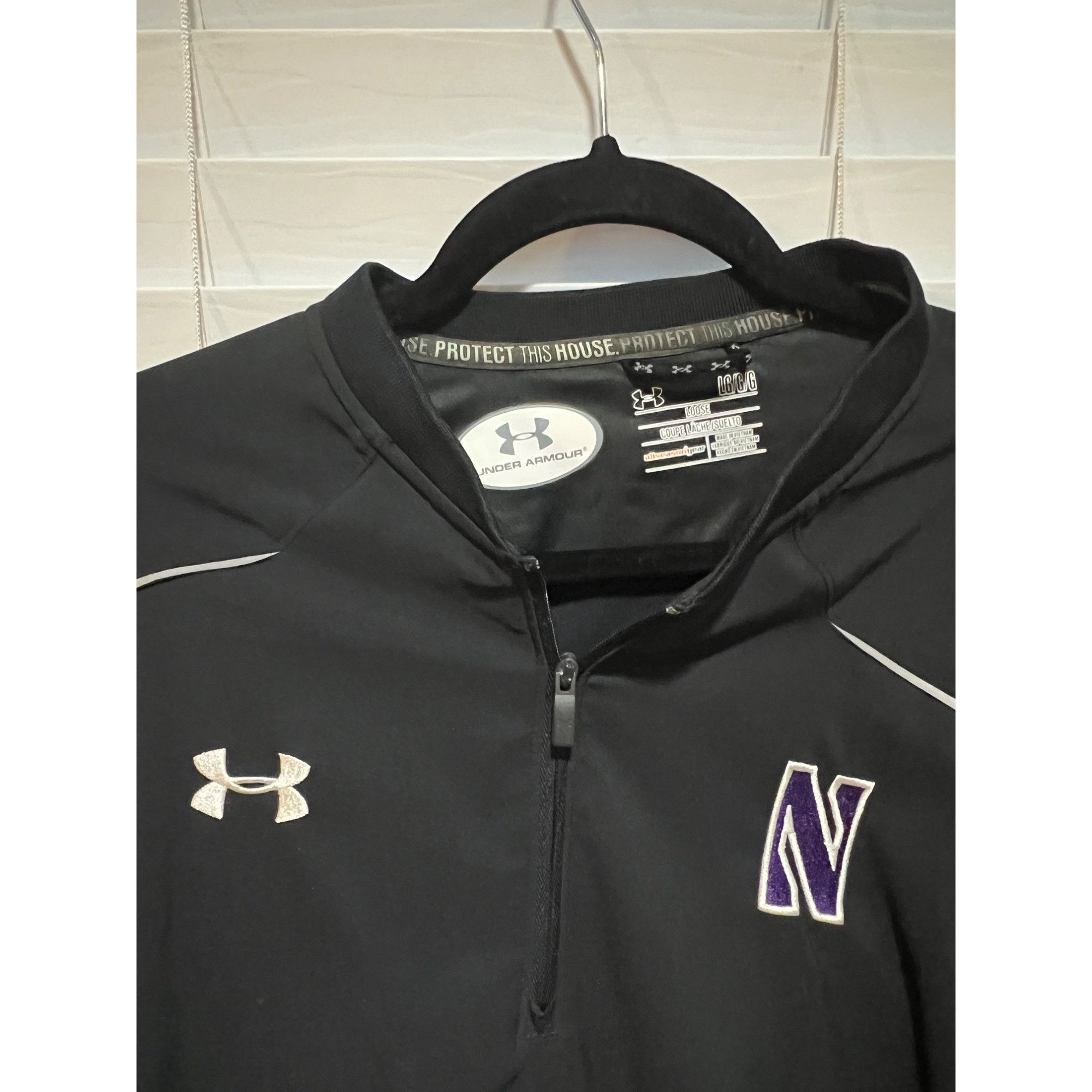 Under Armour Under Armour Northwestern Wildcats 1/4 Zip - Size L Size US L / EU 52-54 / 3 - 2 Thumbnail