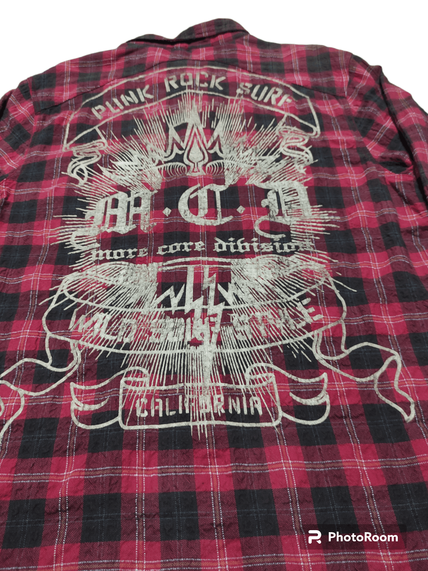 14th Addiction × Yasuyuki Ishii More core Division Shirt Punk Rock Surf style ifsixwasnine Size US XL / EU 56 / 4 - 6 Thumbnail