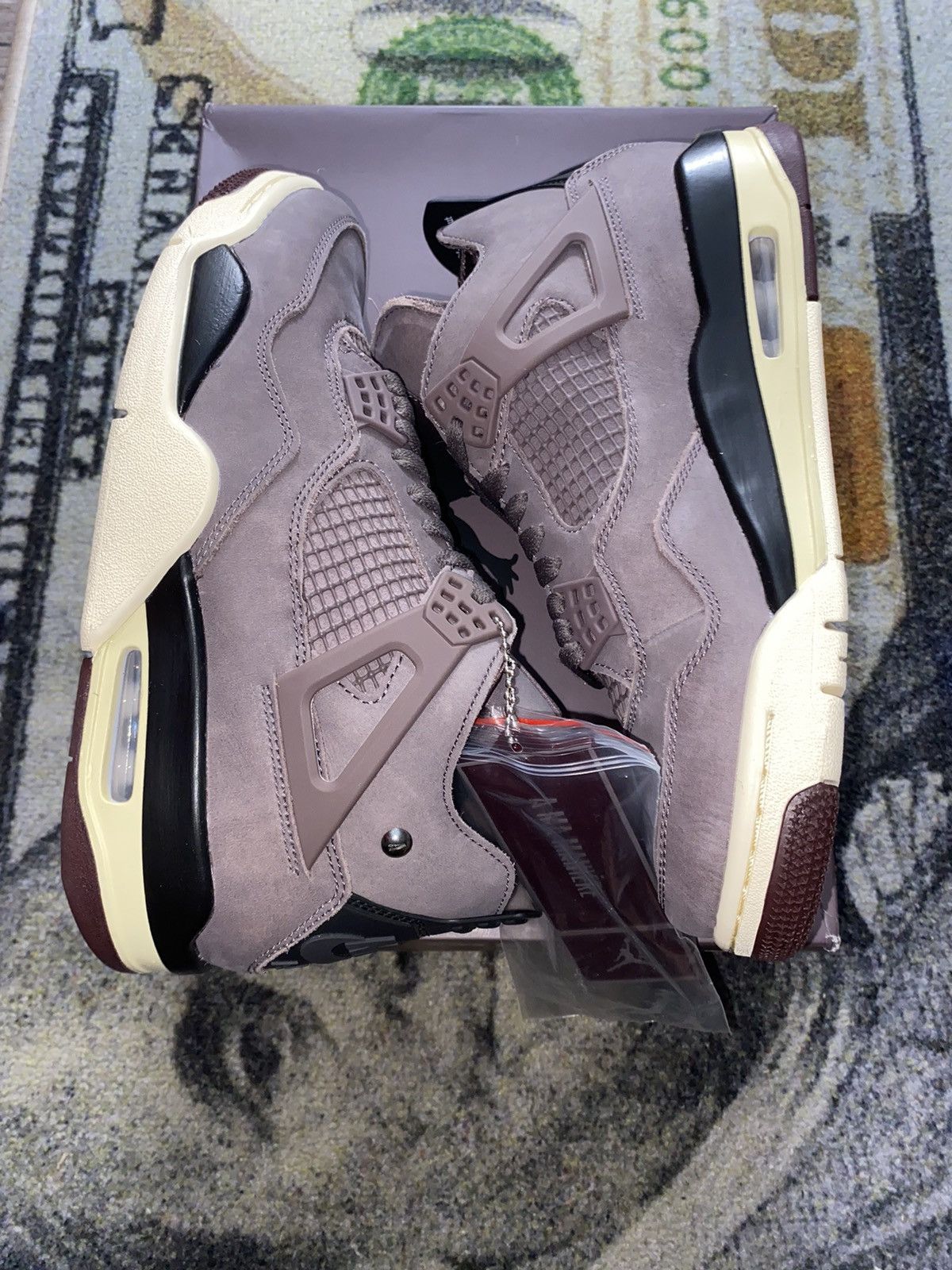 A Ma Maniere × Jordan Brand × Nike Jordan 4 Retro A Ma Maniere Violet Ore Size US 7.5 / EU 40-41 - 1 Thumbnail
