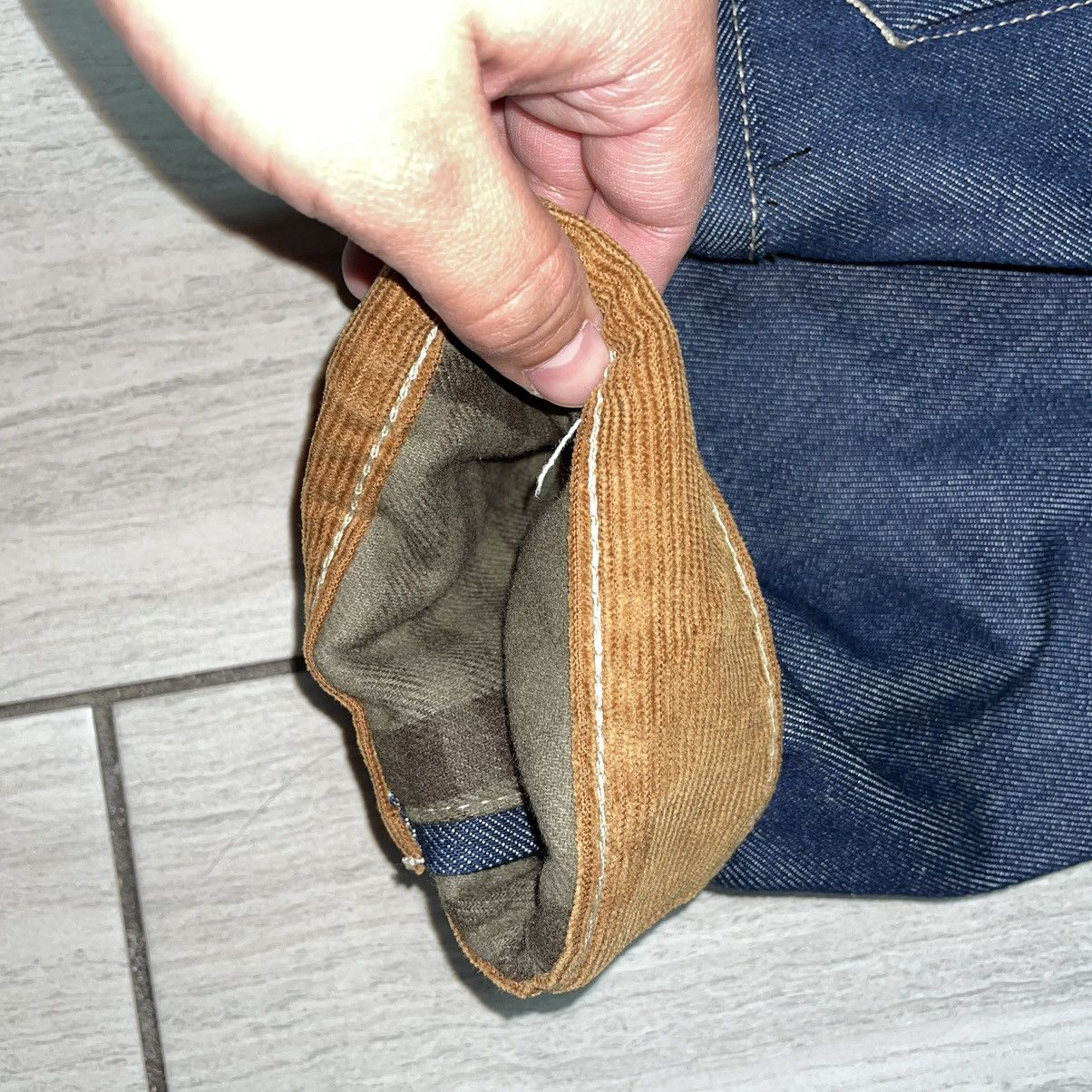 Los Angeles Apparel × Yeezy Yeezy Season Raw Denim Jacket Sample Flannel Lined Size US L / EU 52-54 / 3 - 6 Thumbnail