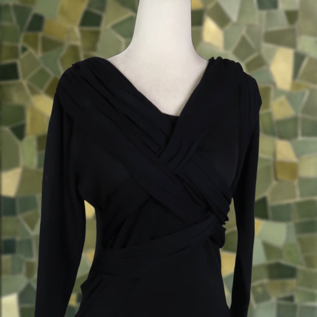 Vintage VINTAGE One Step Up Bodysuit Top Black Long Sleeve Large Womens 90s Size L / US 10 / IT 46 - 1 Thumbnail